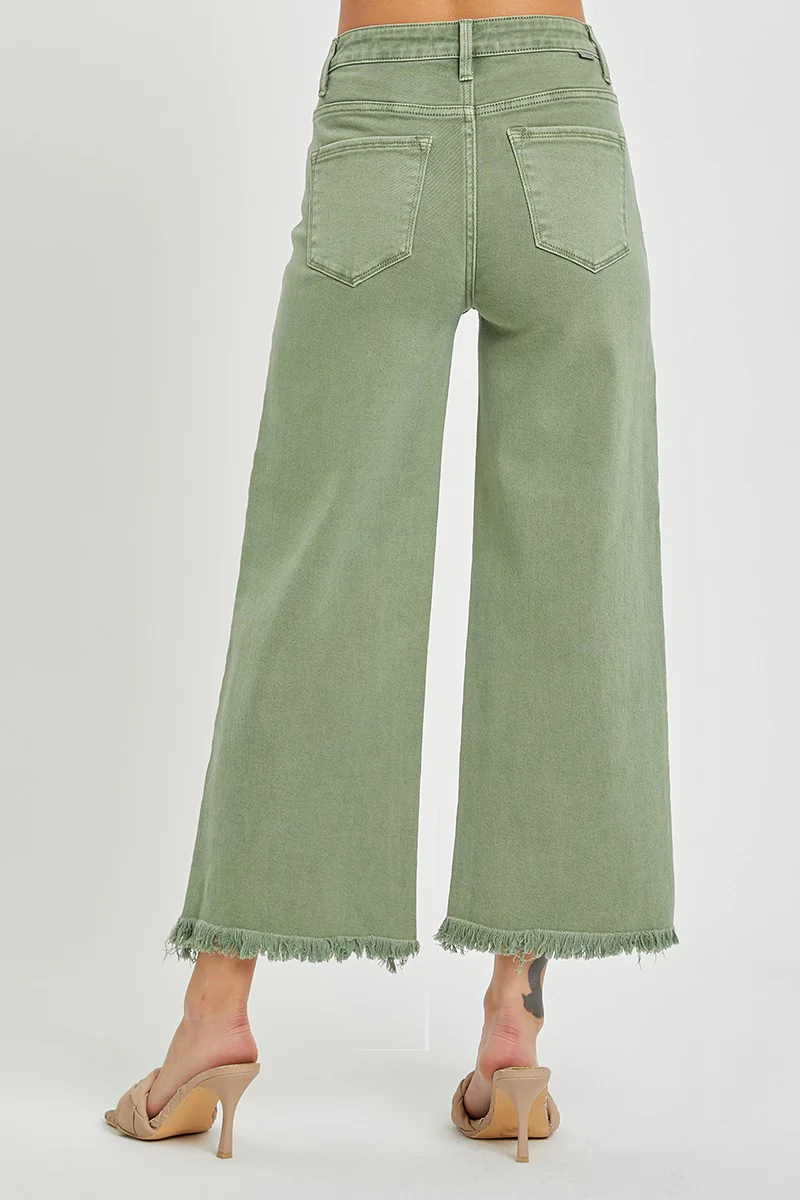 High Rise Wide Leg Pants - XAYUYUE