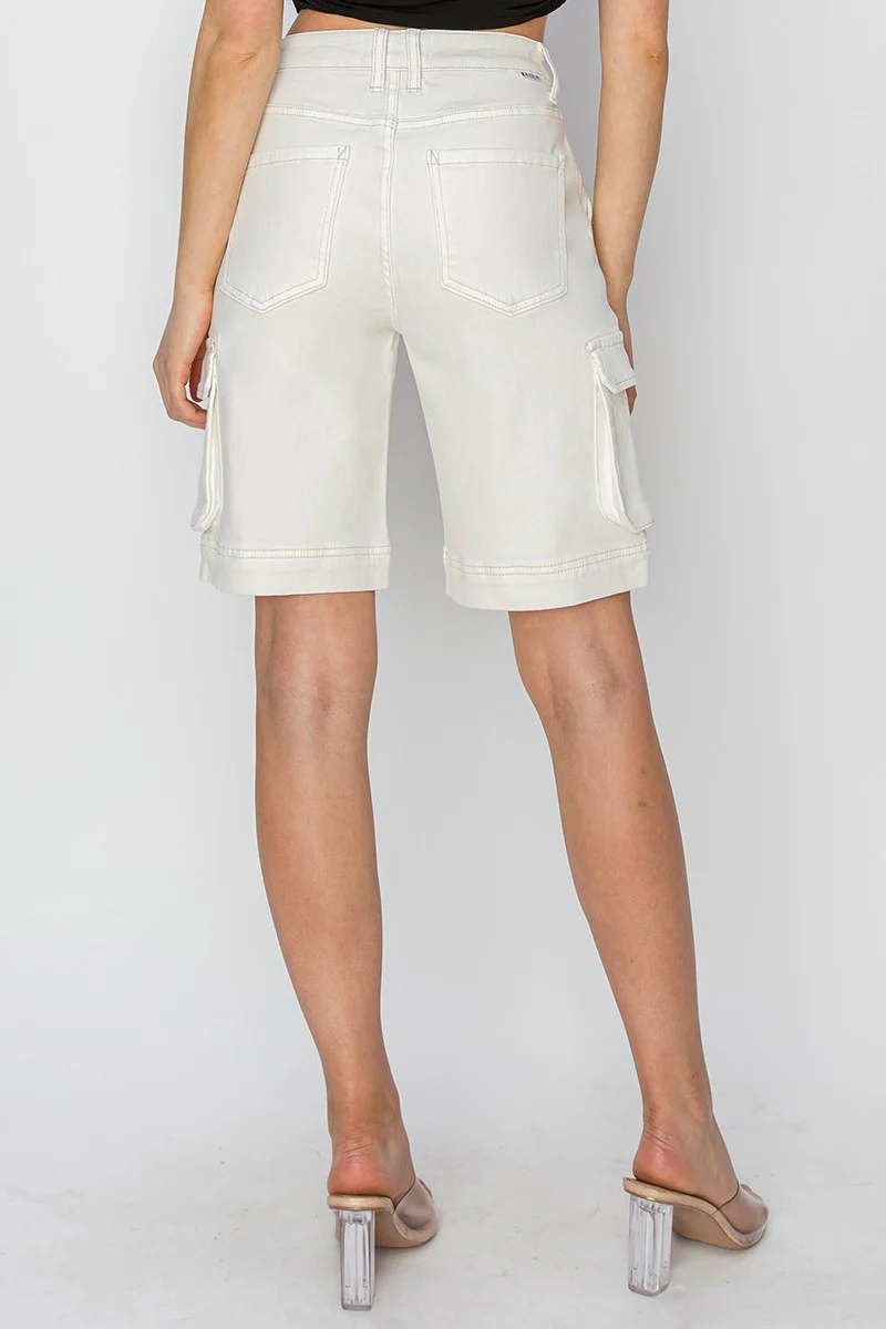 High Rise Cargo Bermuda - XAYUYUE