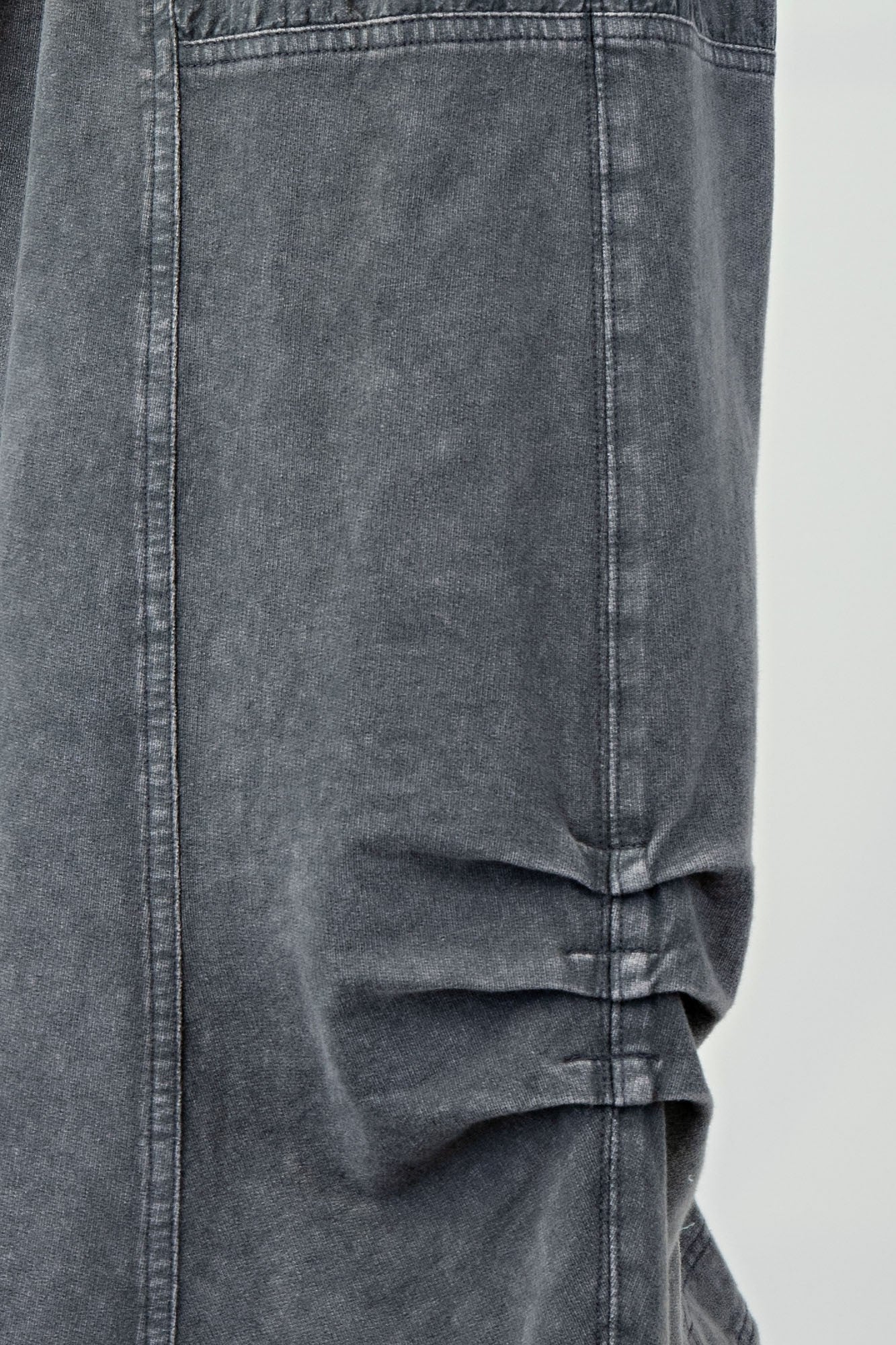 Mineral Washed Terry Knit Maxi Skirt - XAYUYUE