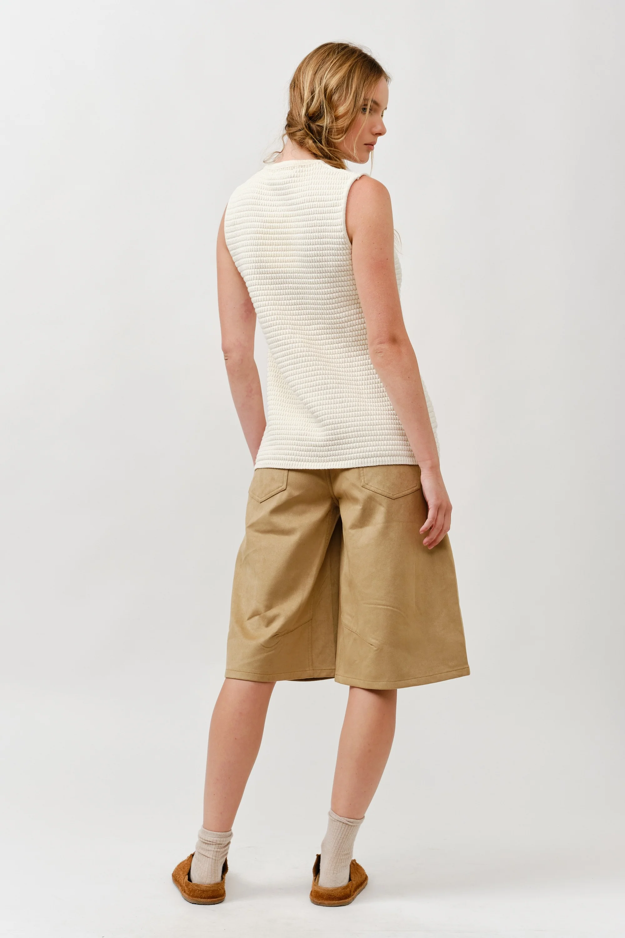 Sweater Button Down Vest - XAYUYUE