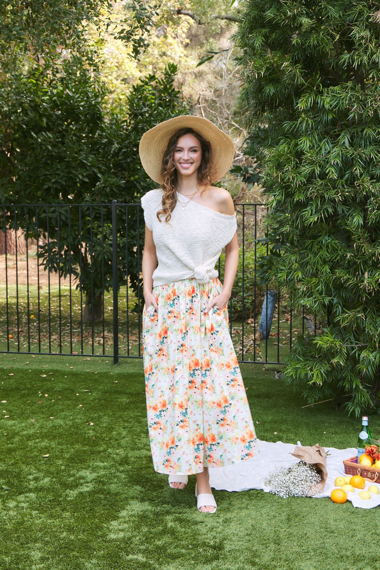 Floral Maxi Skirt - XAYUYUE