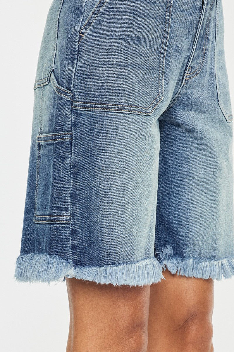 90's Boyfriend Denim Bermuda Shorts - XAYUYUE
