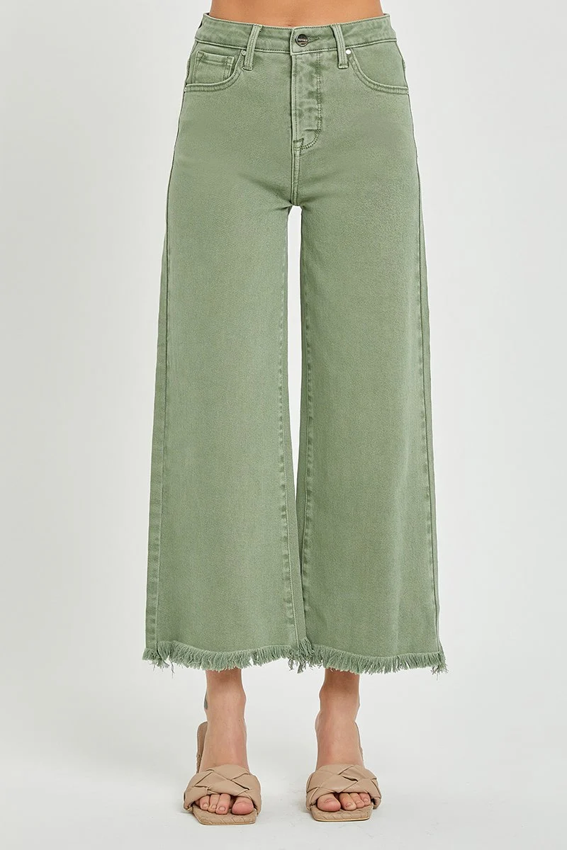 High Rise Wide Leg Pants - XAYUYUE