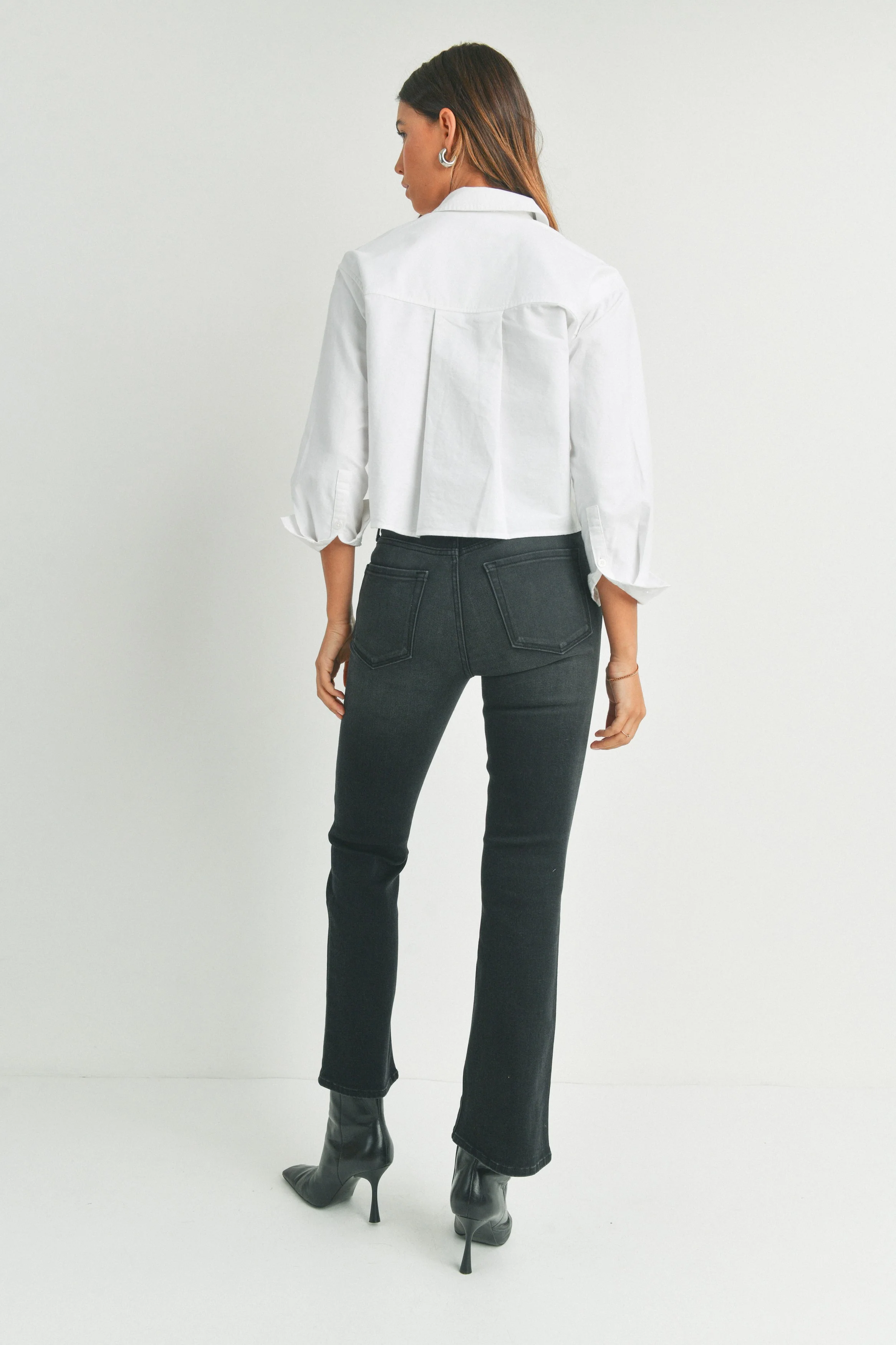 Crop Boot Cut Jean - XAYUYUE