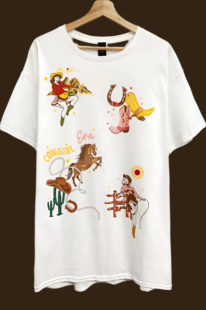 Cowgirl Era Tee - XAYUYUE