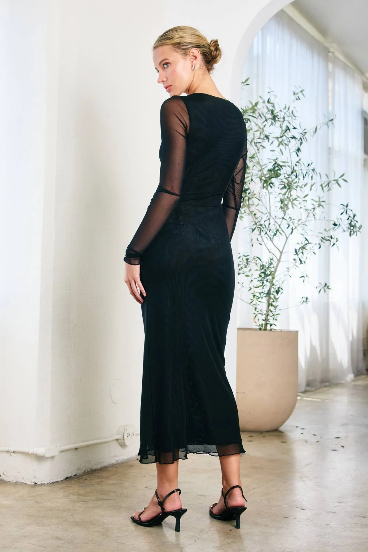 Night Out Mesh Dress - XAYUYUE