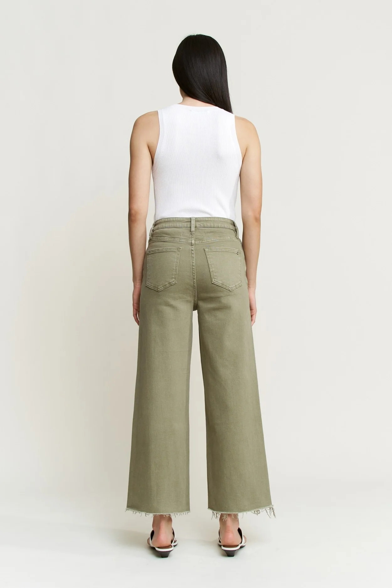 Super High Wide Cropped Utility - XAYUYUE