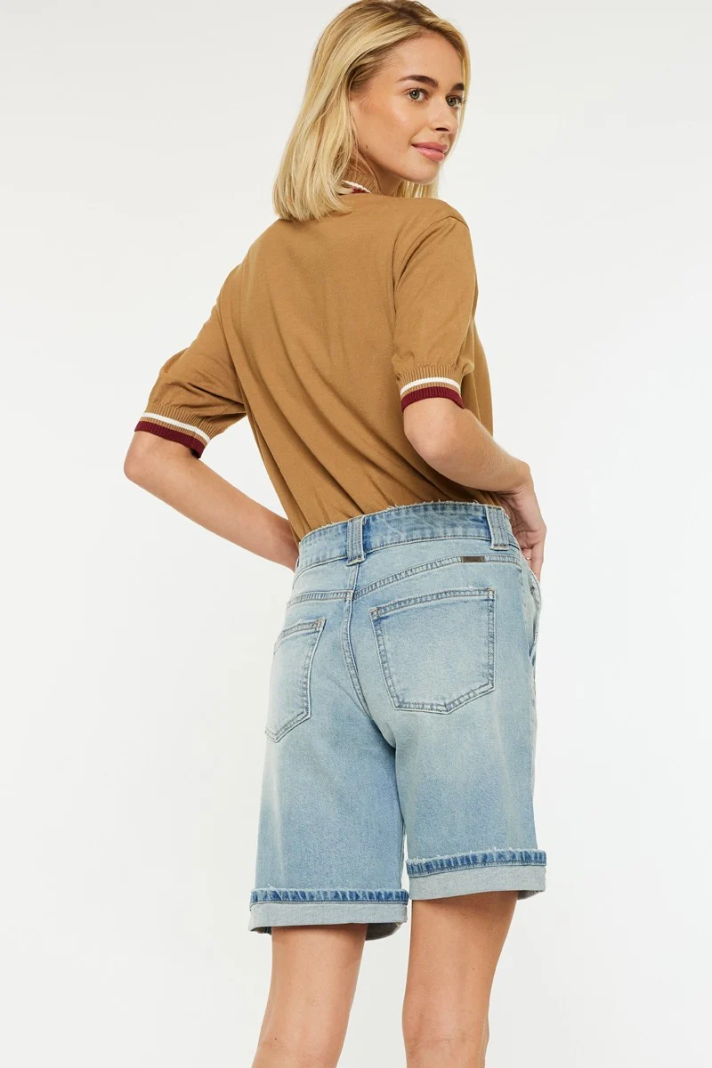 Mid Rise Relaxed Bermuda Short - XAYUYUE