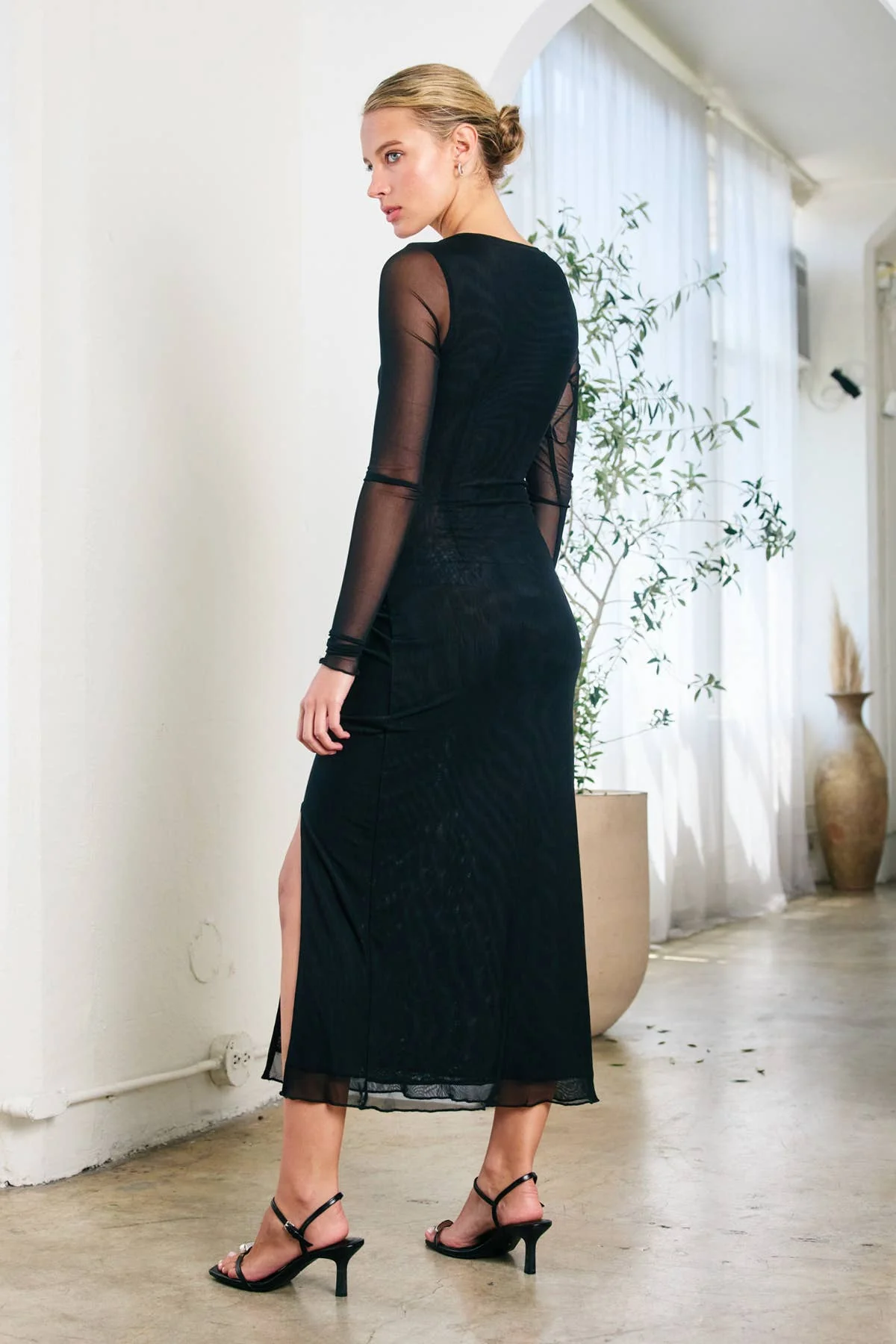 Night Out Mesh Dress - XAYUYUE