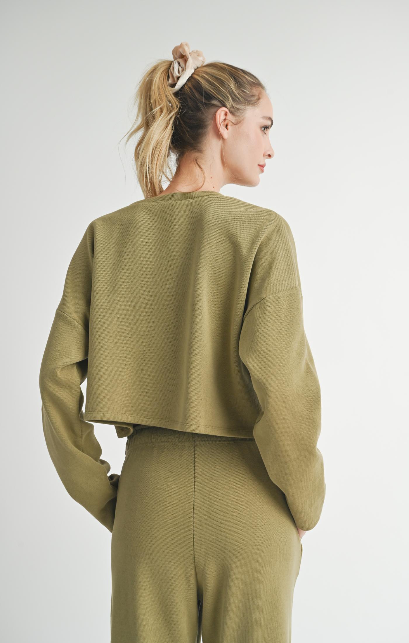 Relaxed Crewneck Lounge Set - XAYUYUE