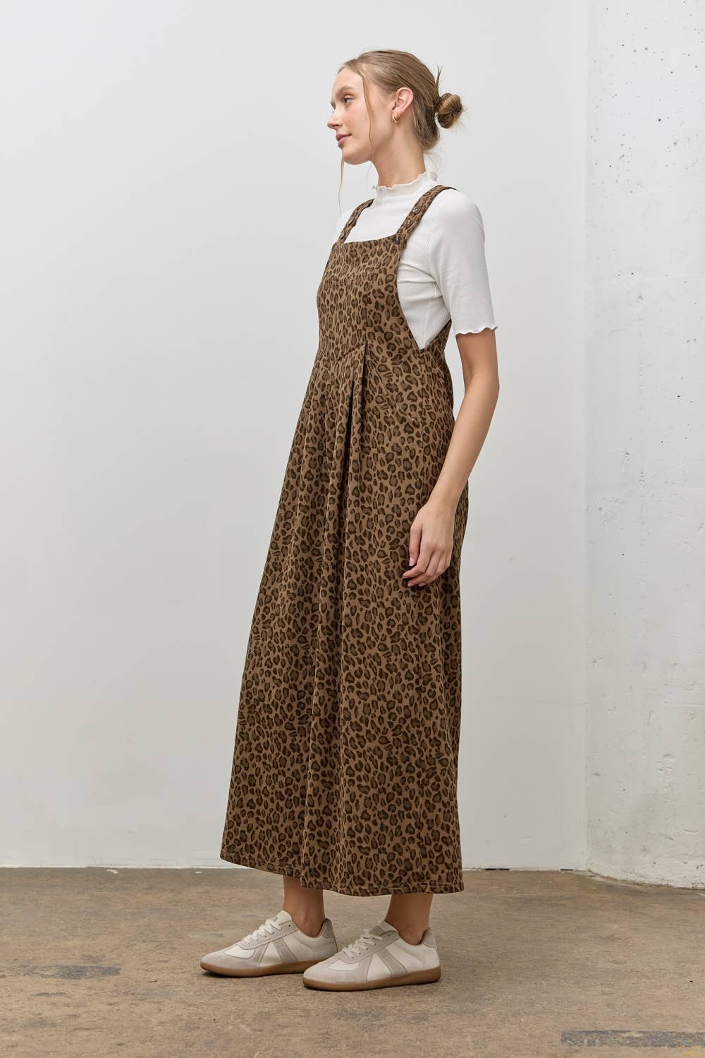 ANIMAL PRINT JUMPSUIT: MOCHA MULTI - XAYUYUE