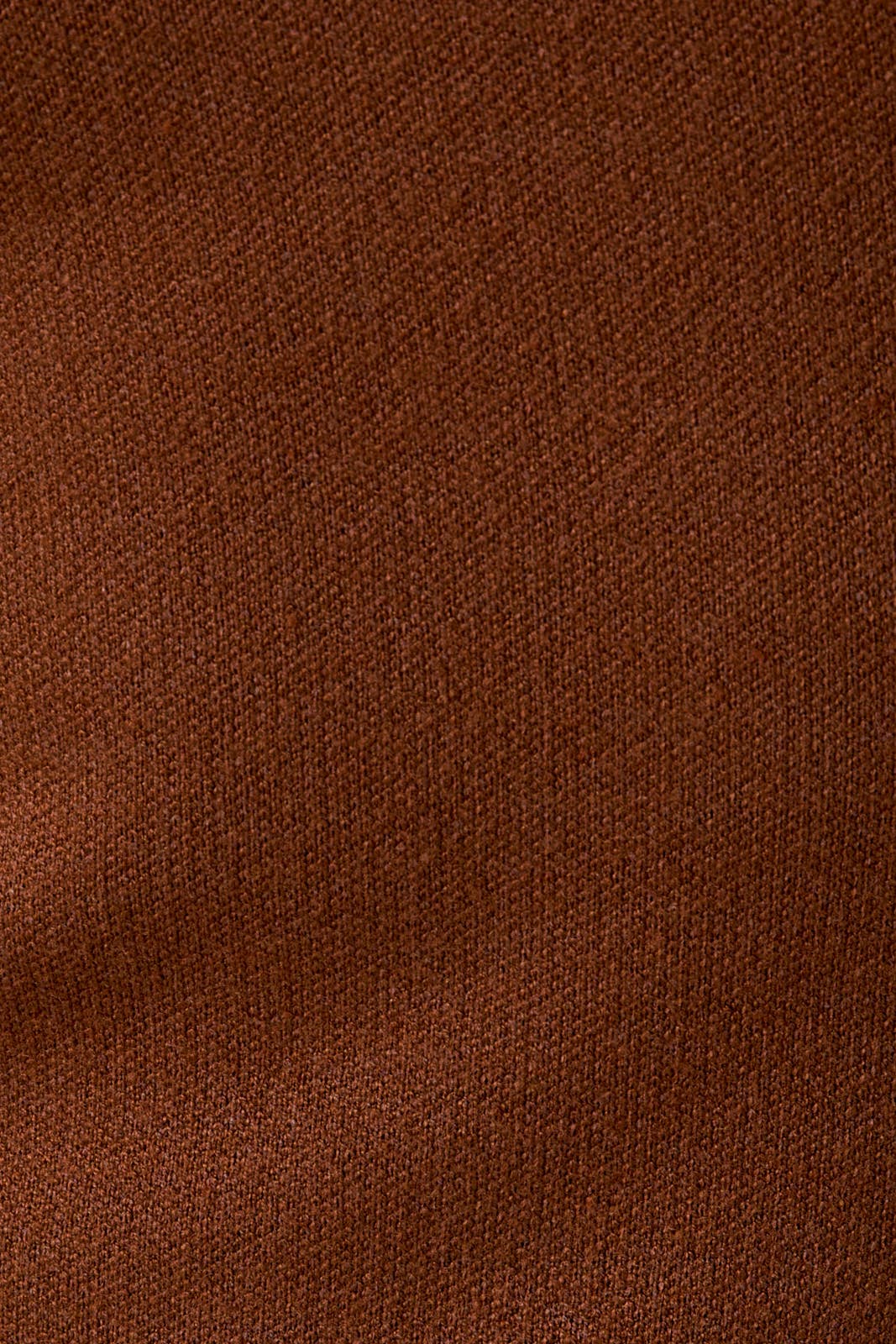 SHORT SLEEVE MOCK NECK MIDI SWEATER DRESS: COGNAC - XAYUYUE