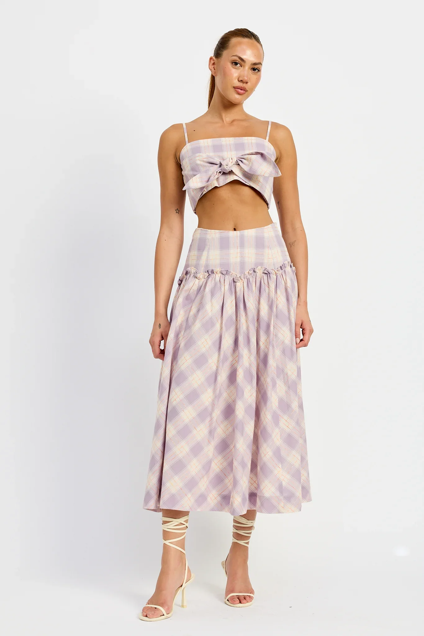 Savoy Midi Skirt - XAYUYUE