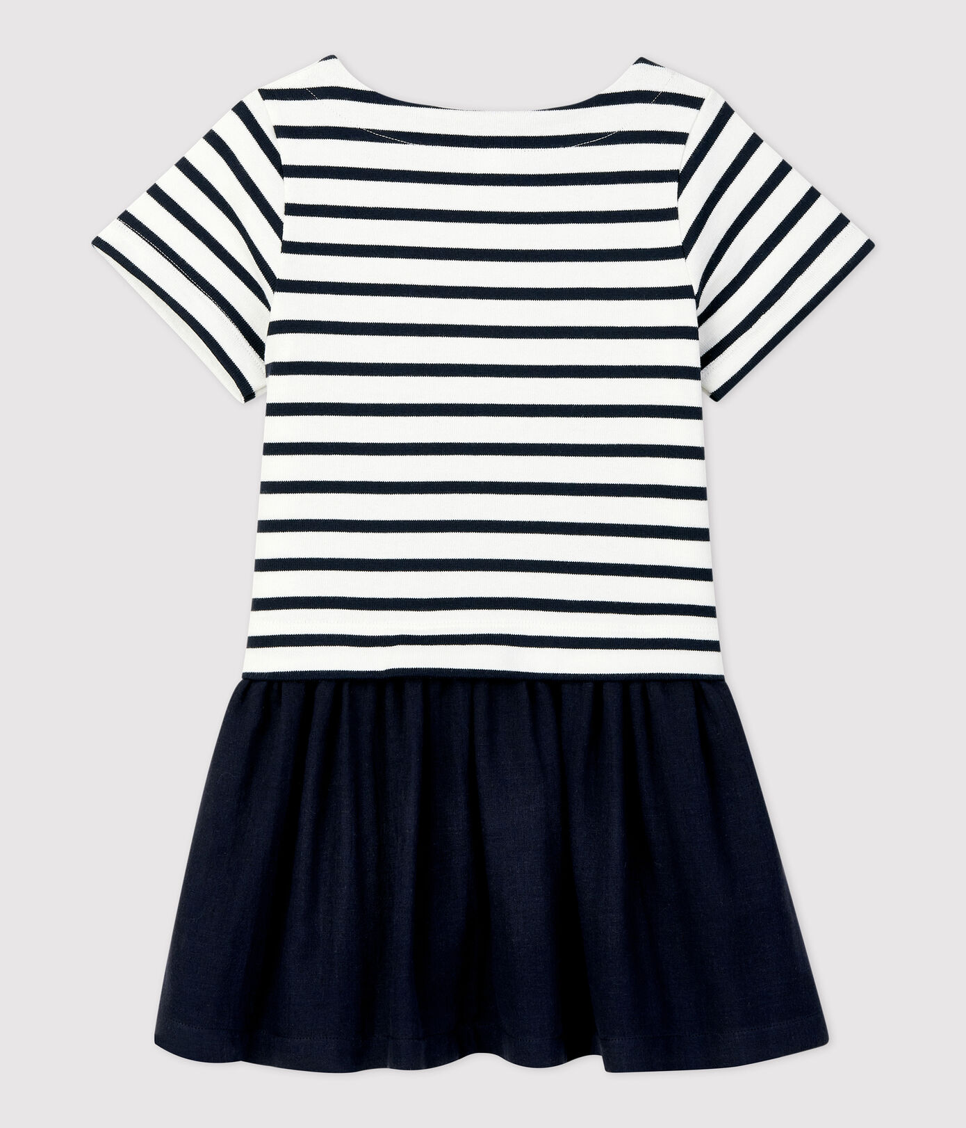 Robe en jersey et gaze de coton bio enfant fille
