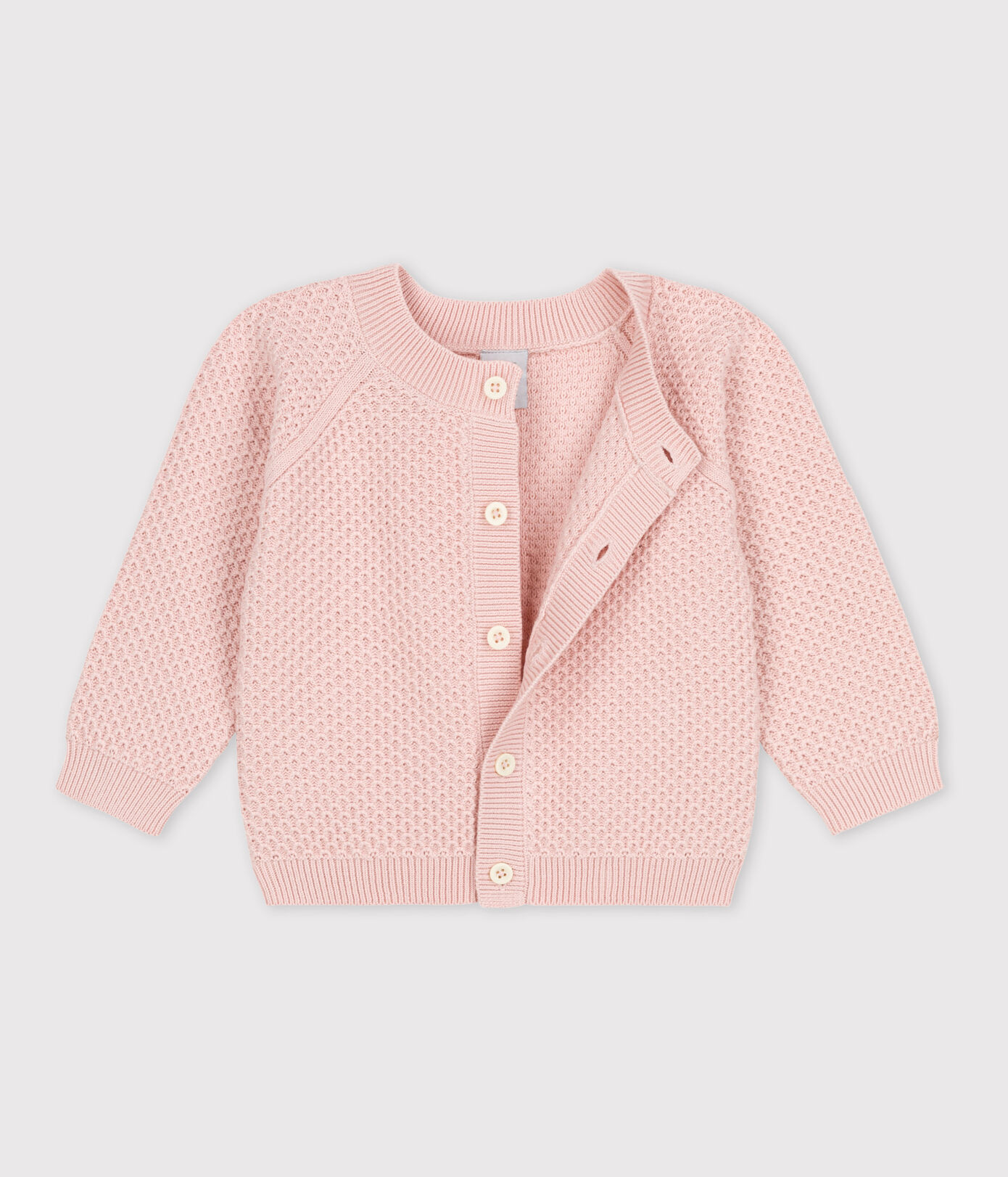 Cardigan bébé en tricot en coton