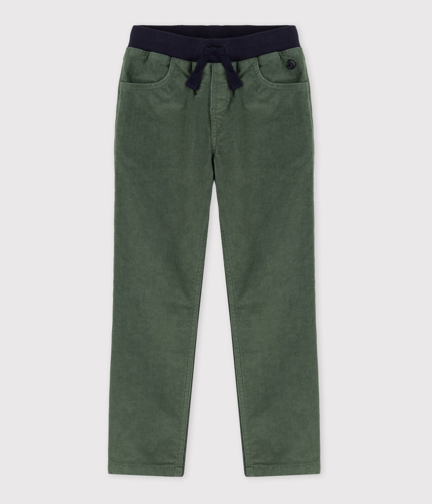 Pantalon droit en velours moyen enfant fille / garon