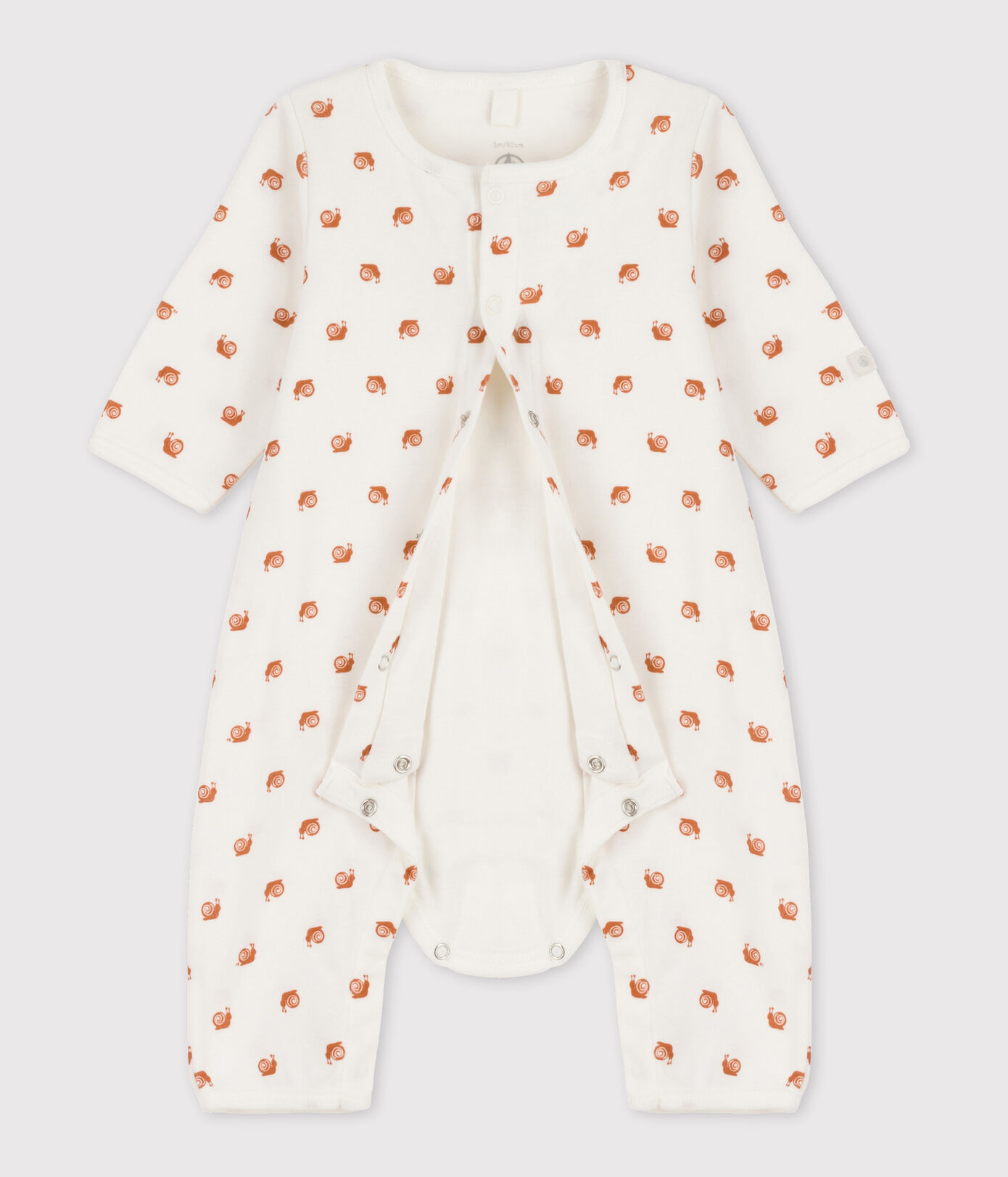 Bodyjama sans pieds imprimé bébé en coton