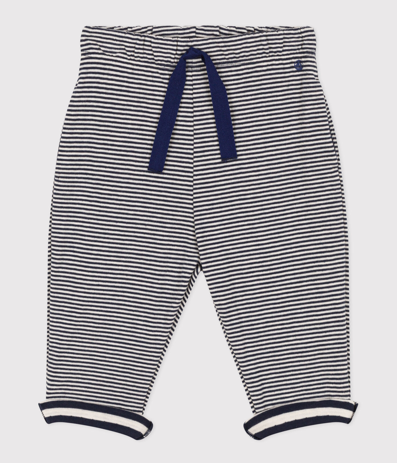 Pantalon en tubique rayé milleraies bébé