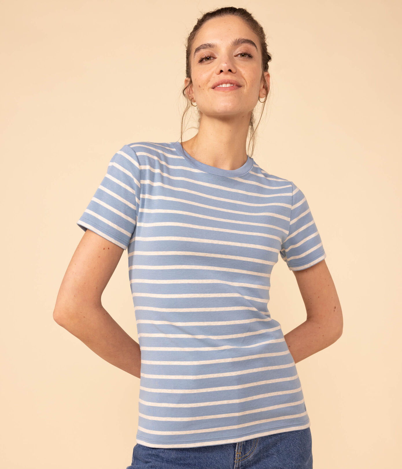Tee-shirt L'ICONIQUE col rond en coton Femme