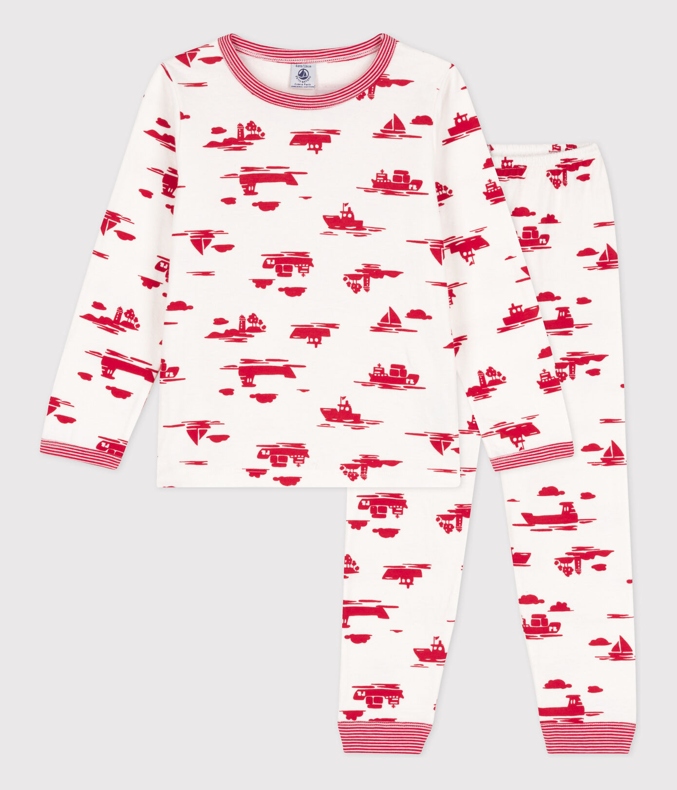 Pyjama Le Havre en tubique petite fille/petit garon