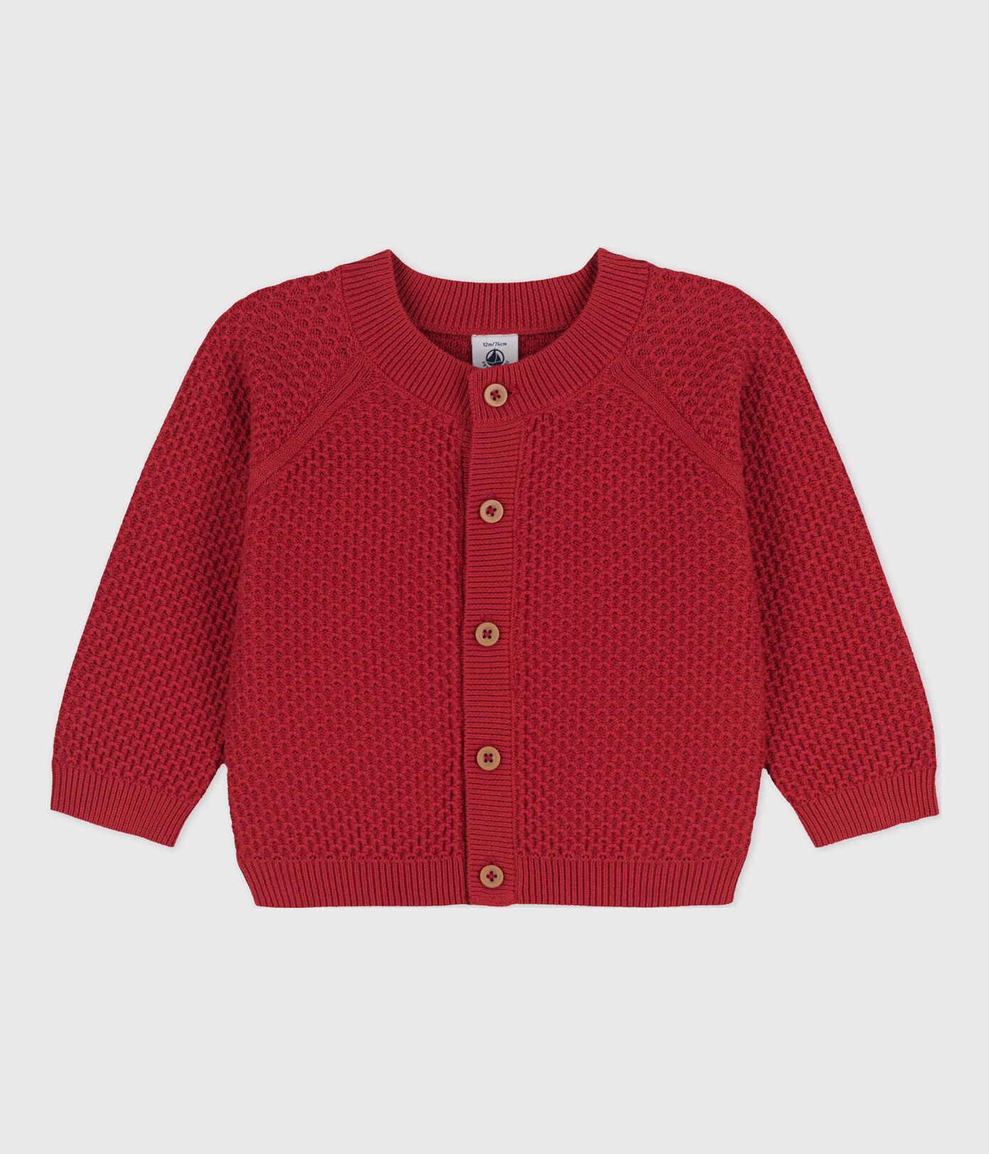 Cardigan bébé en tricot en coton