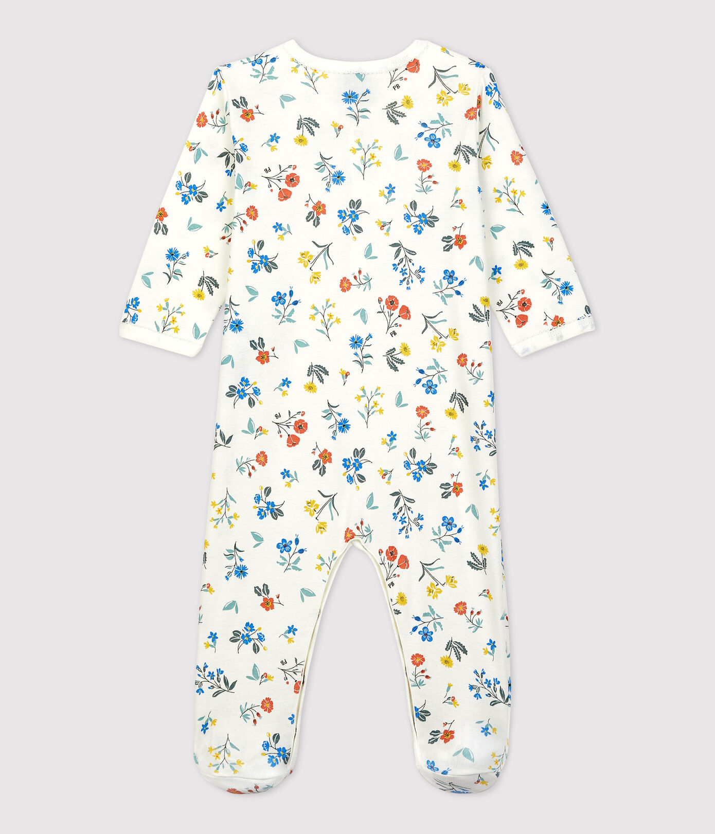Dors-bien bébé imprimé fleuri en coton