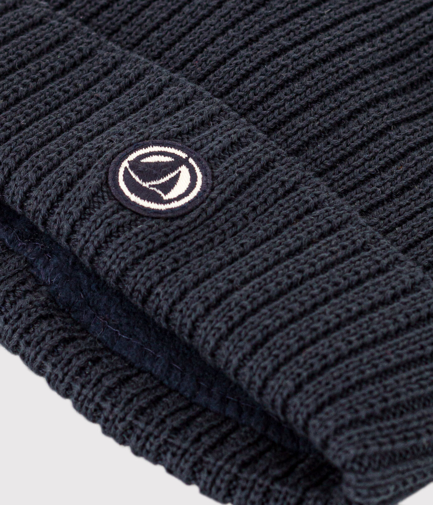 Bonnet en tricot doublé en polaire enfant garon-fille