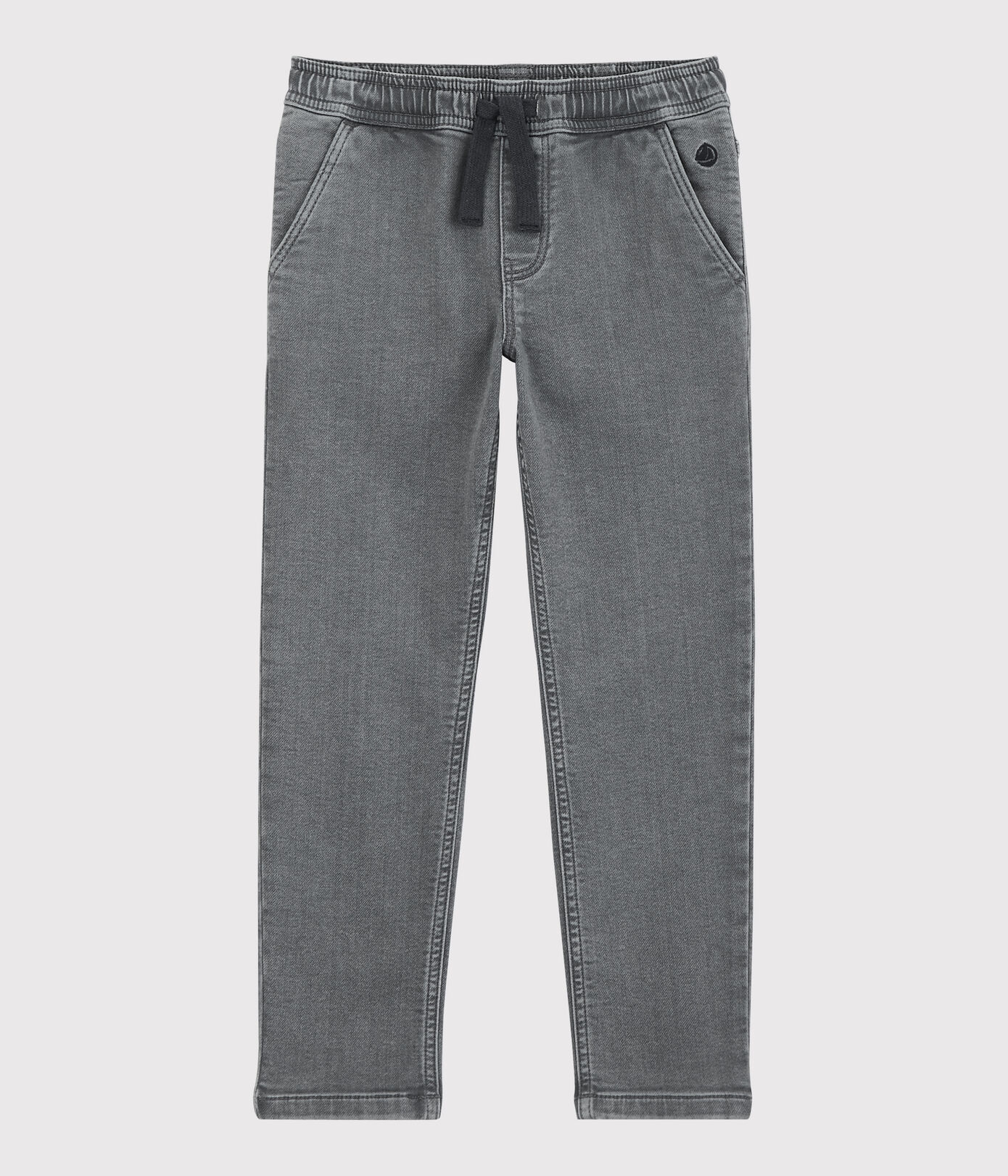 Pantalon denim responsable regular enfant garon