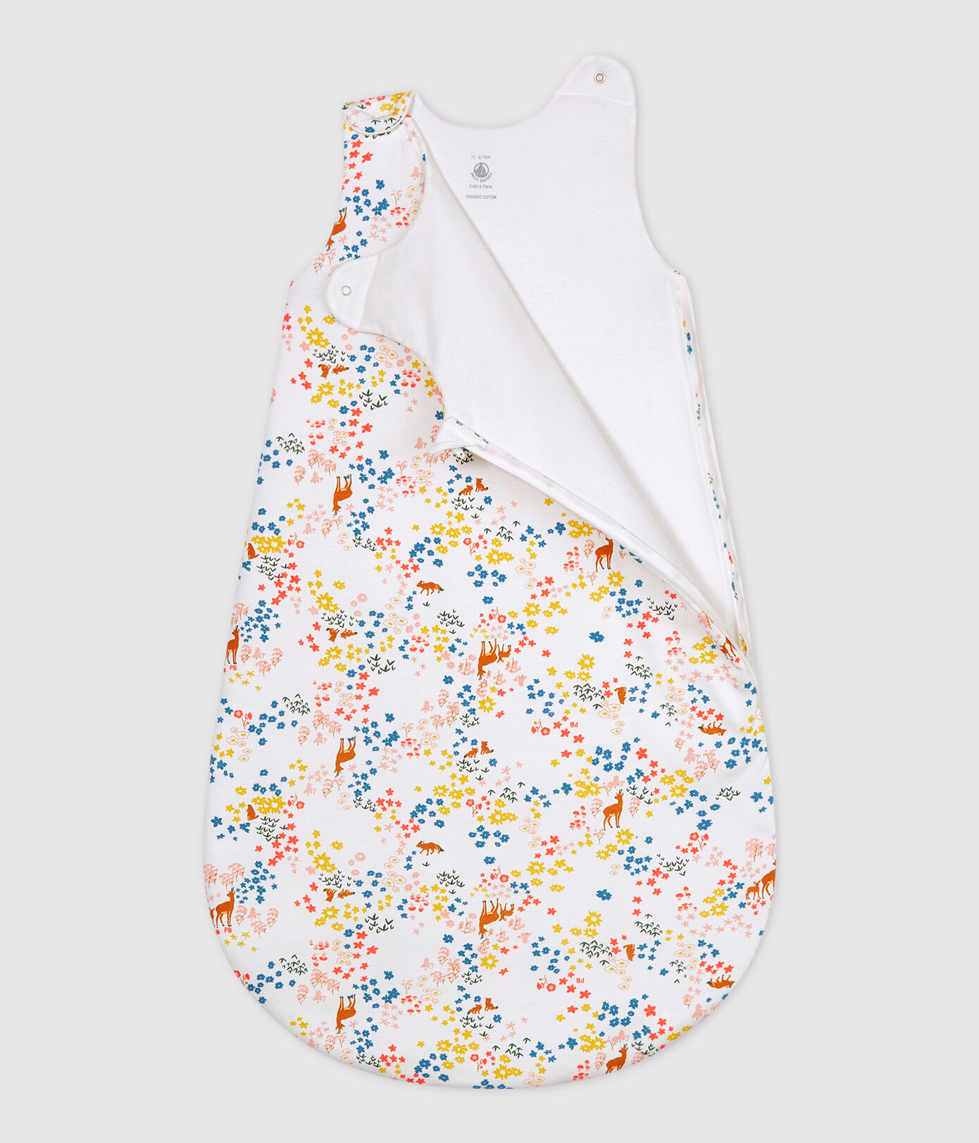 GIGOTEUSE  FLEURS BB EN COTON BIOLOGIQUE