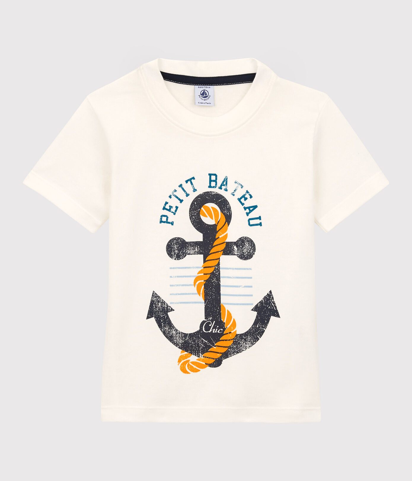Tee-shirt manches courtes en jersey enfant garon