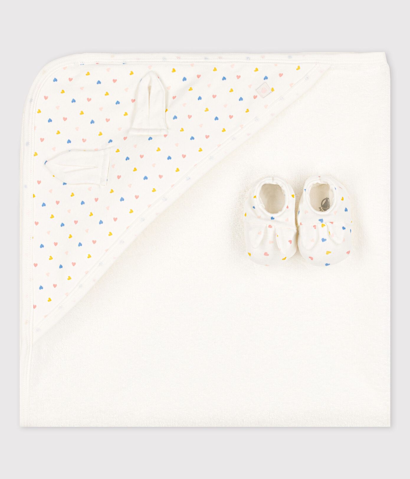 Carré de bain bébé en coton biologique