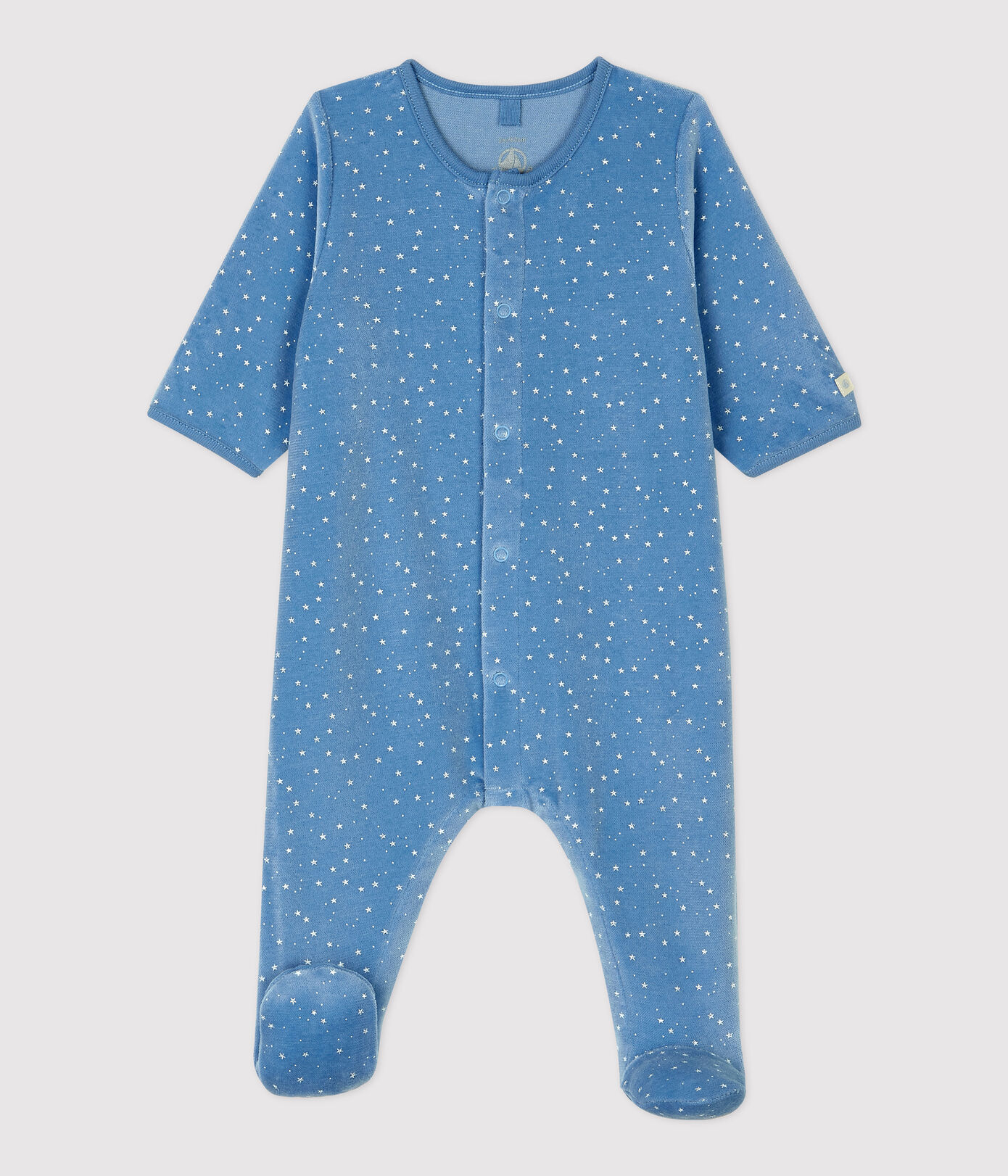 Dors-bien petites étoiles bébé en velours de coton biologique