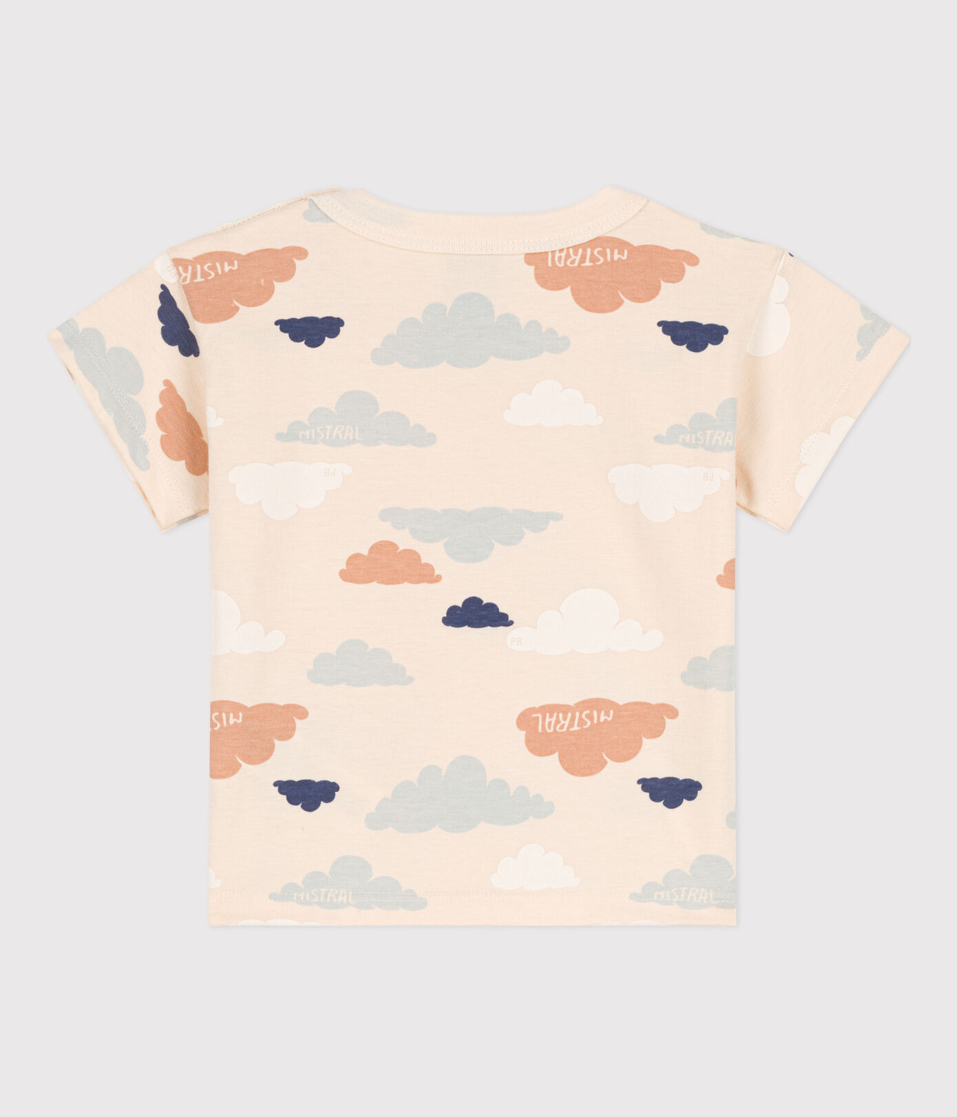 Tee-shirt manches courtes bébé en jersey imprimé