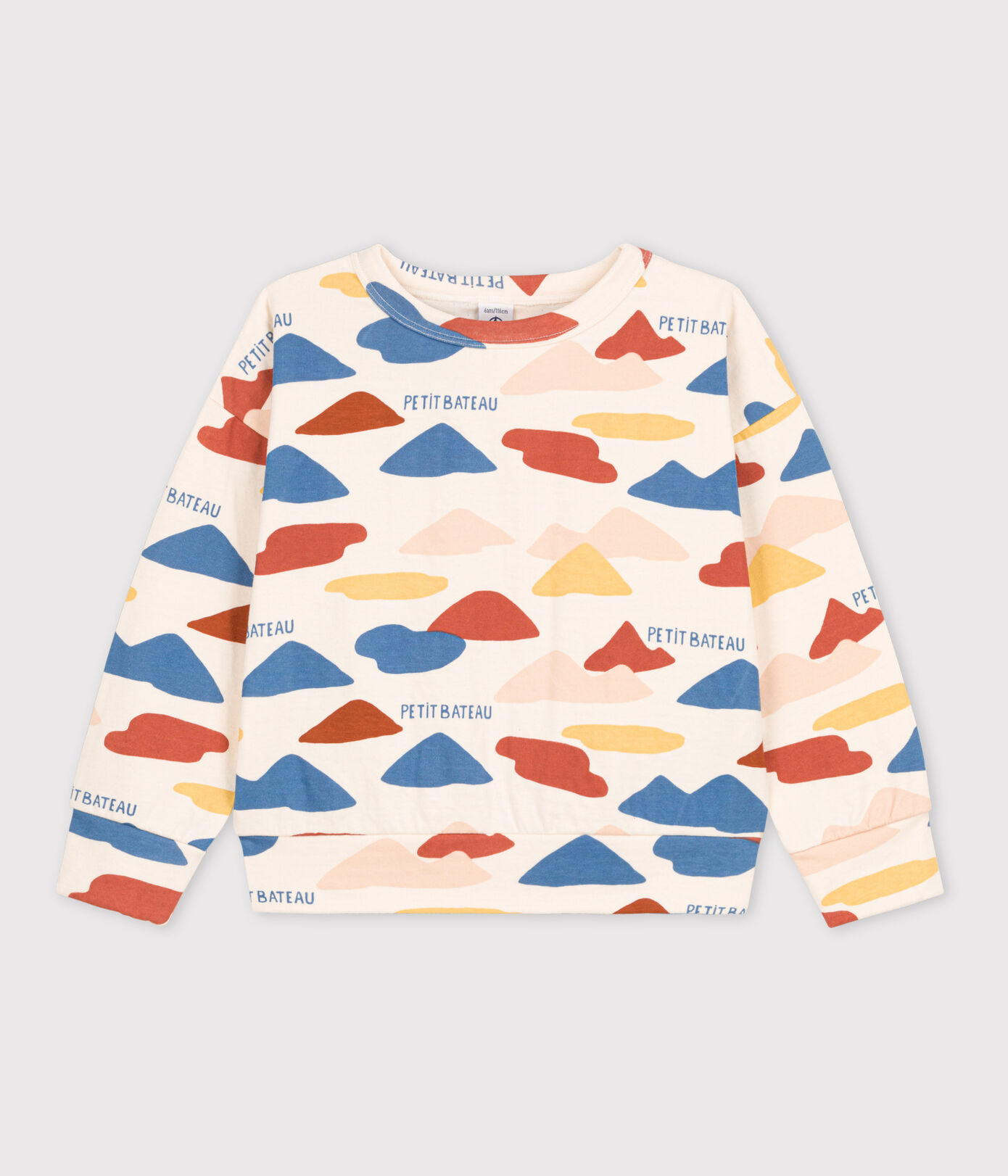 Sweatshirt imprimé en tubique enfant fille / garon