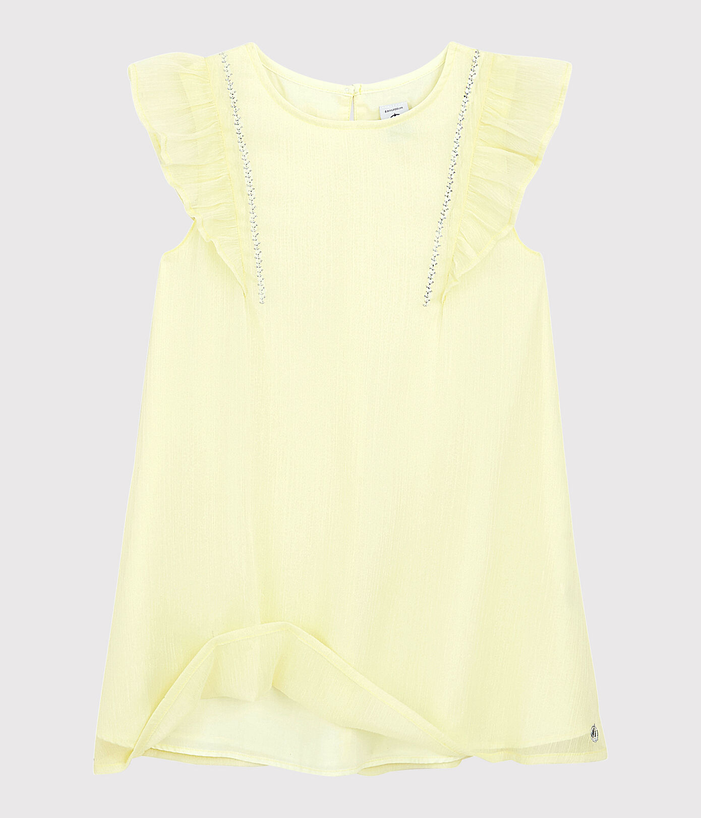 Robe cérémonie en crêpe enfant fille