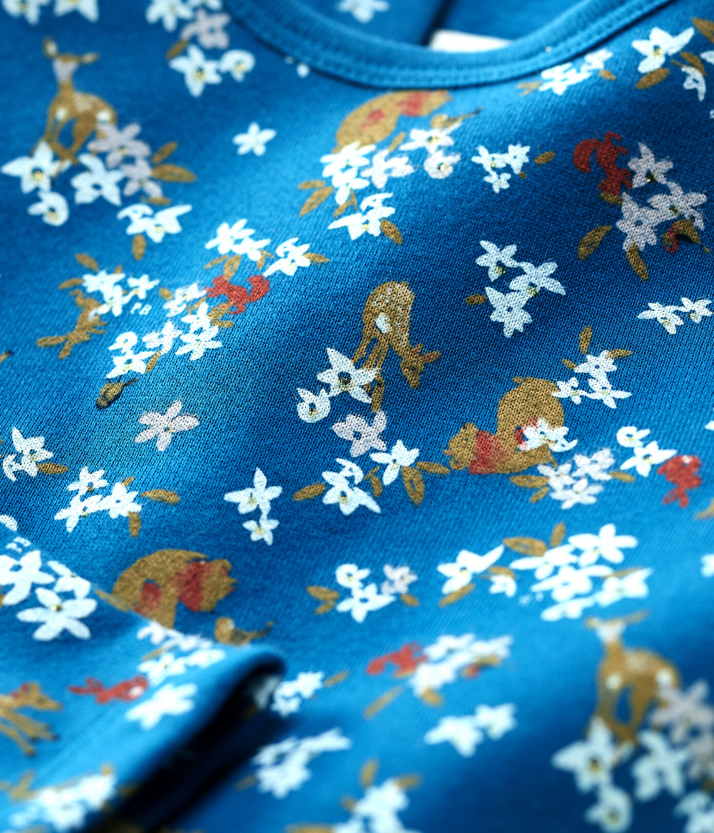 Robe manches longues en molleton enfant fille