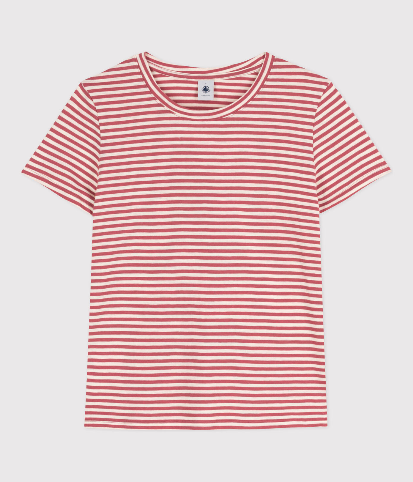 Tee-shirt LE DROIT col rond en coton Femme