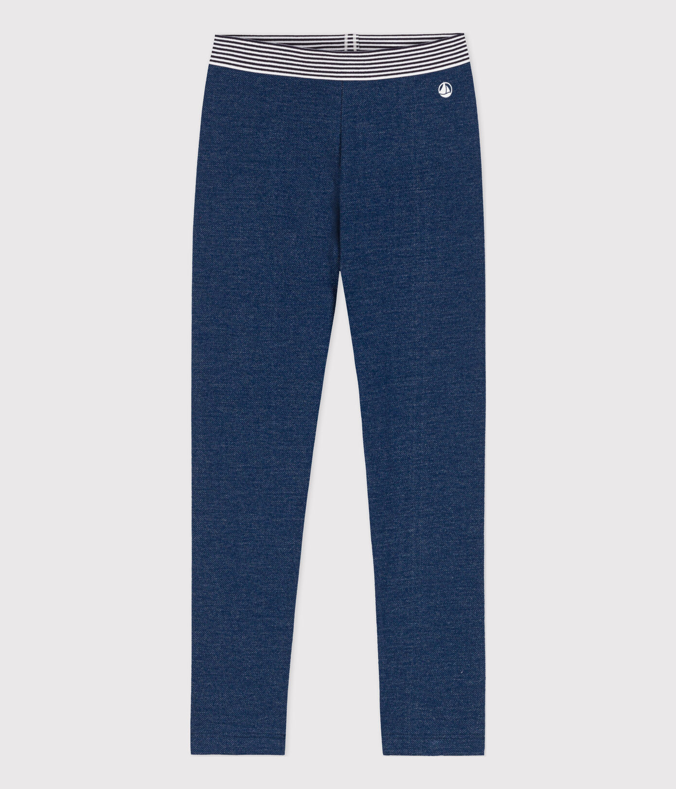 Jegging en molleton effet denim enfant fille