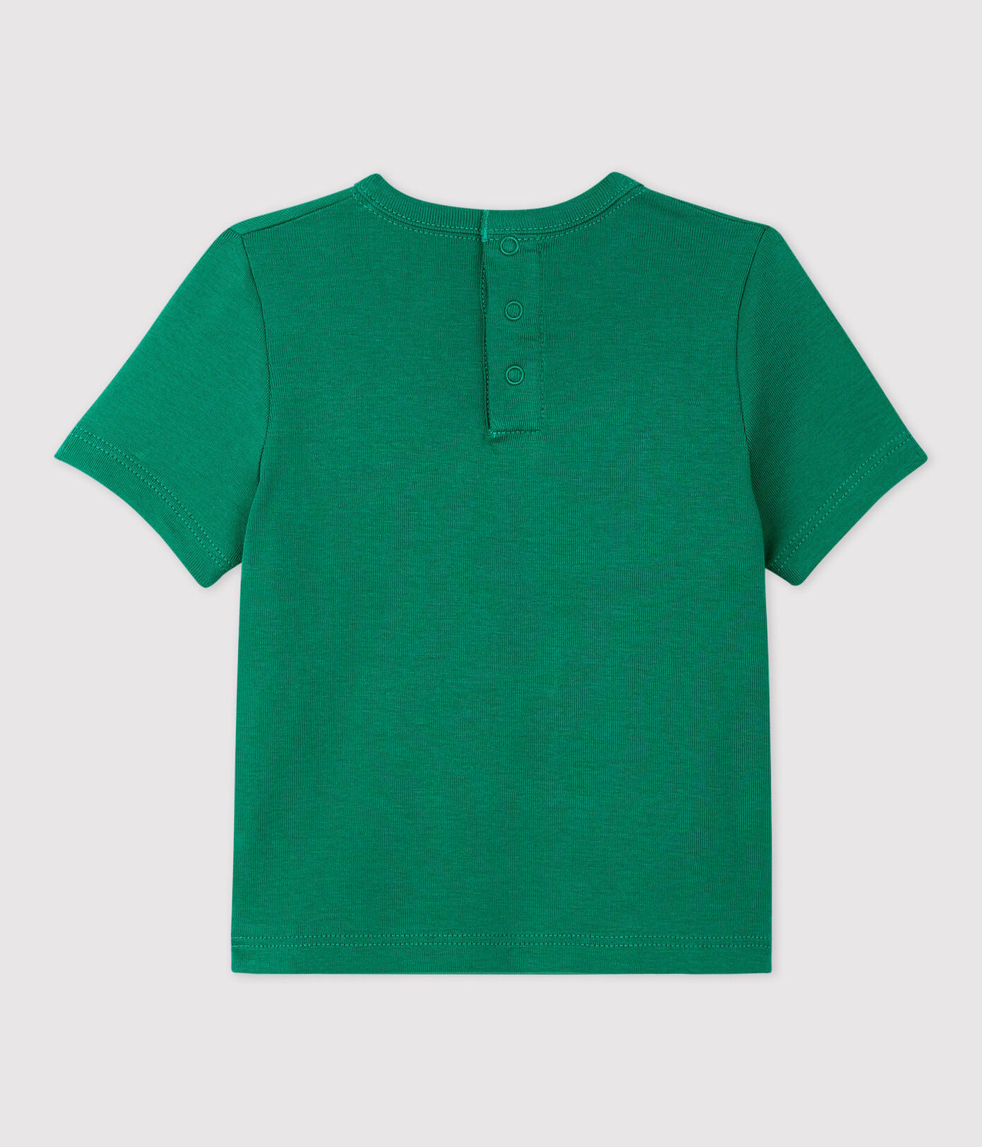 Tee-shirt manches courtes avec motif en coton bébé
