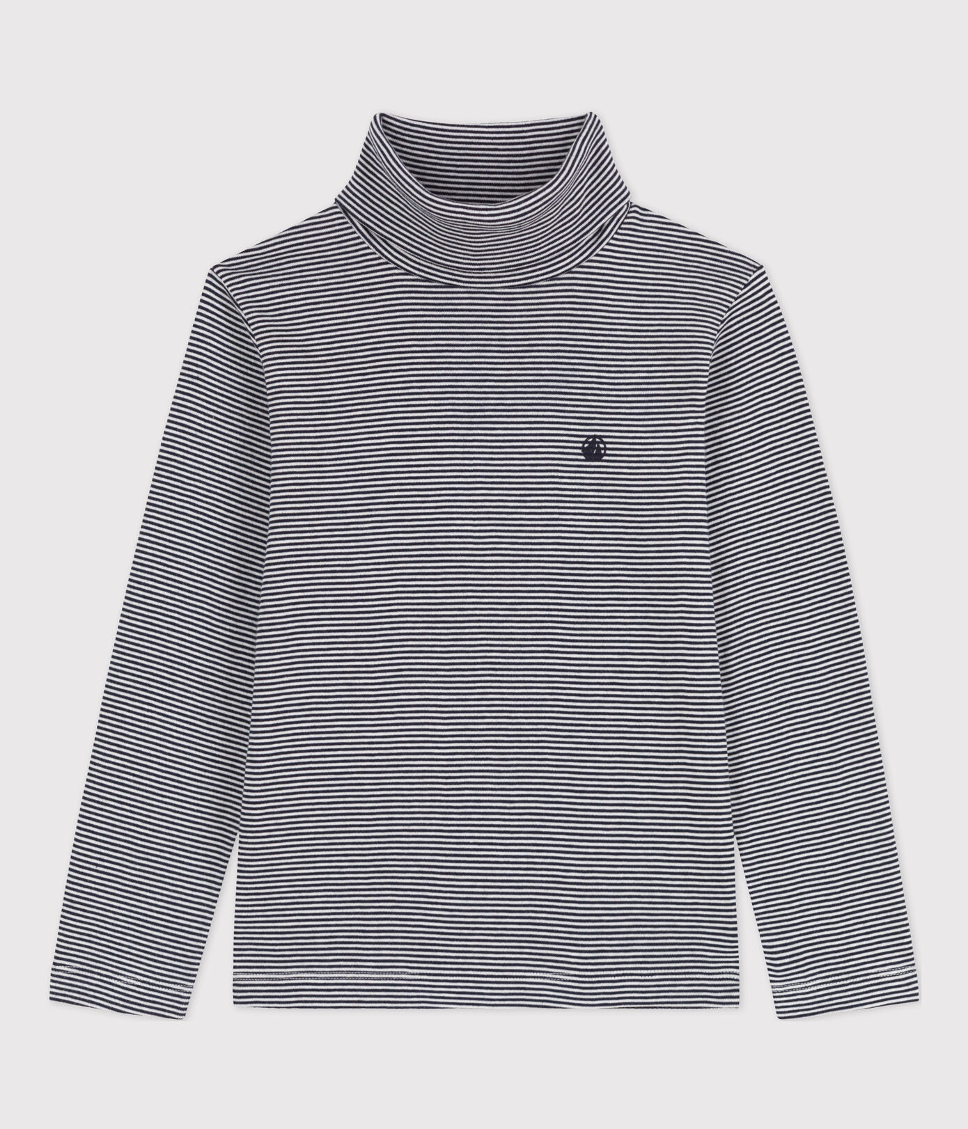 Sous-pull rayé en coton enfant fille / garon