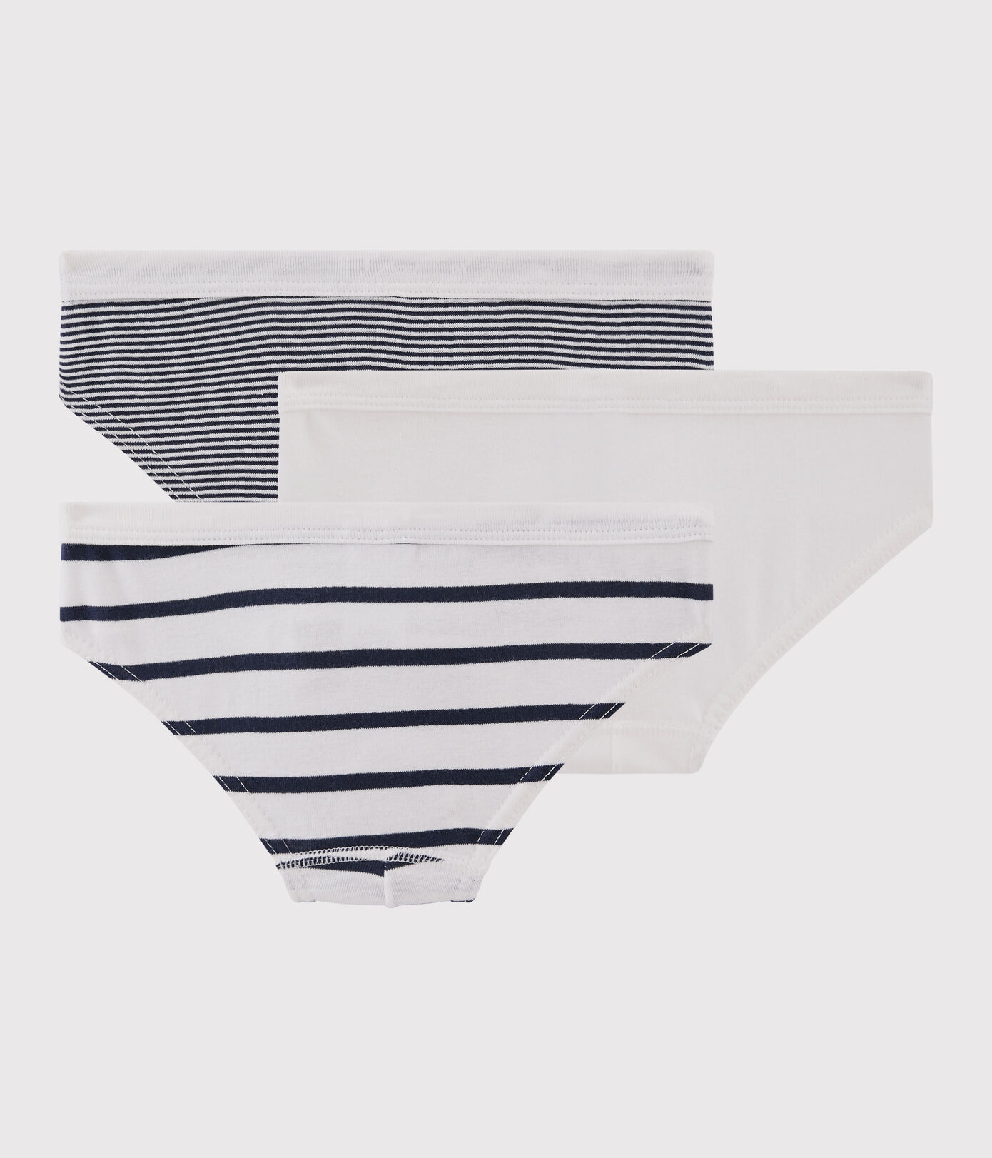 Lot de 3 slips rayés petit garon