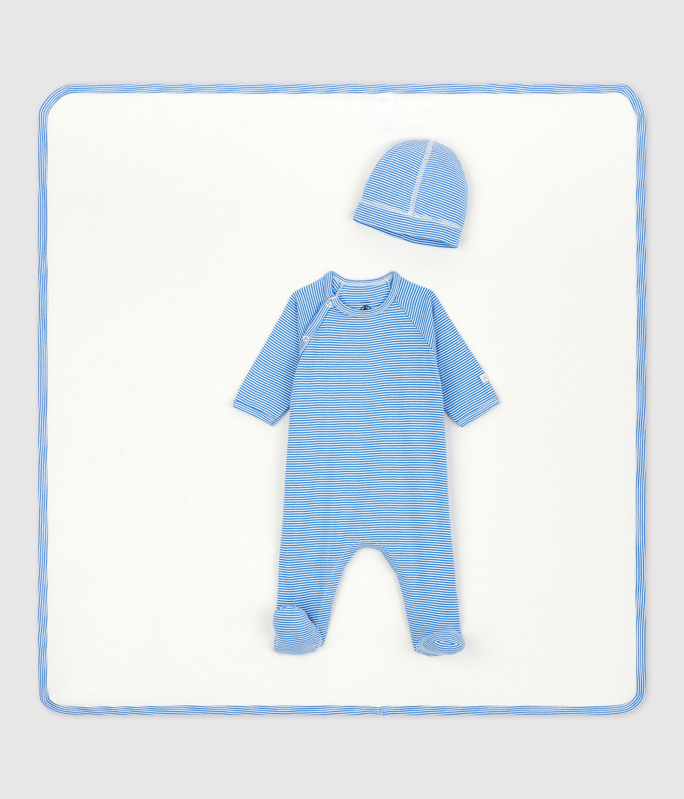 Lot 3 pièces bébé en coton biologique