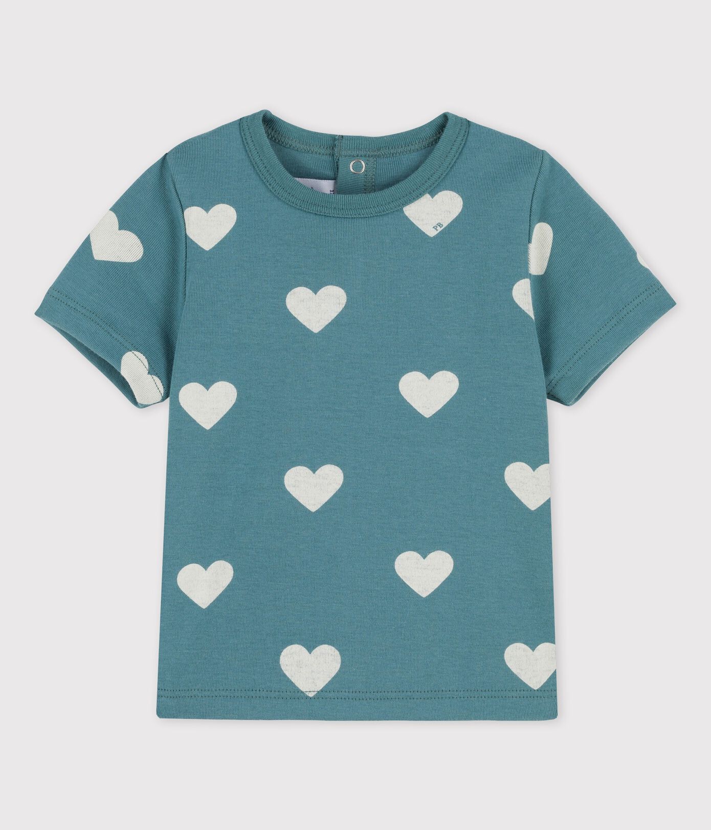 Tee-shirt manches courtes imprimé curs en coton bébé