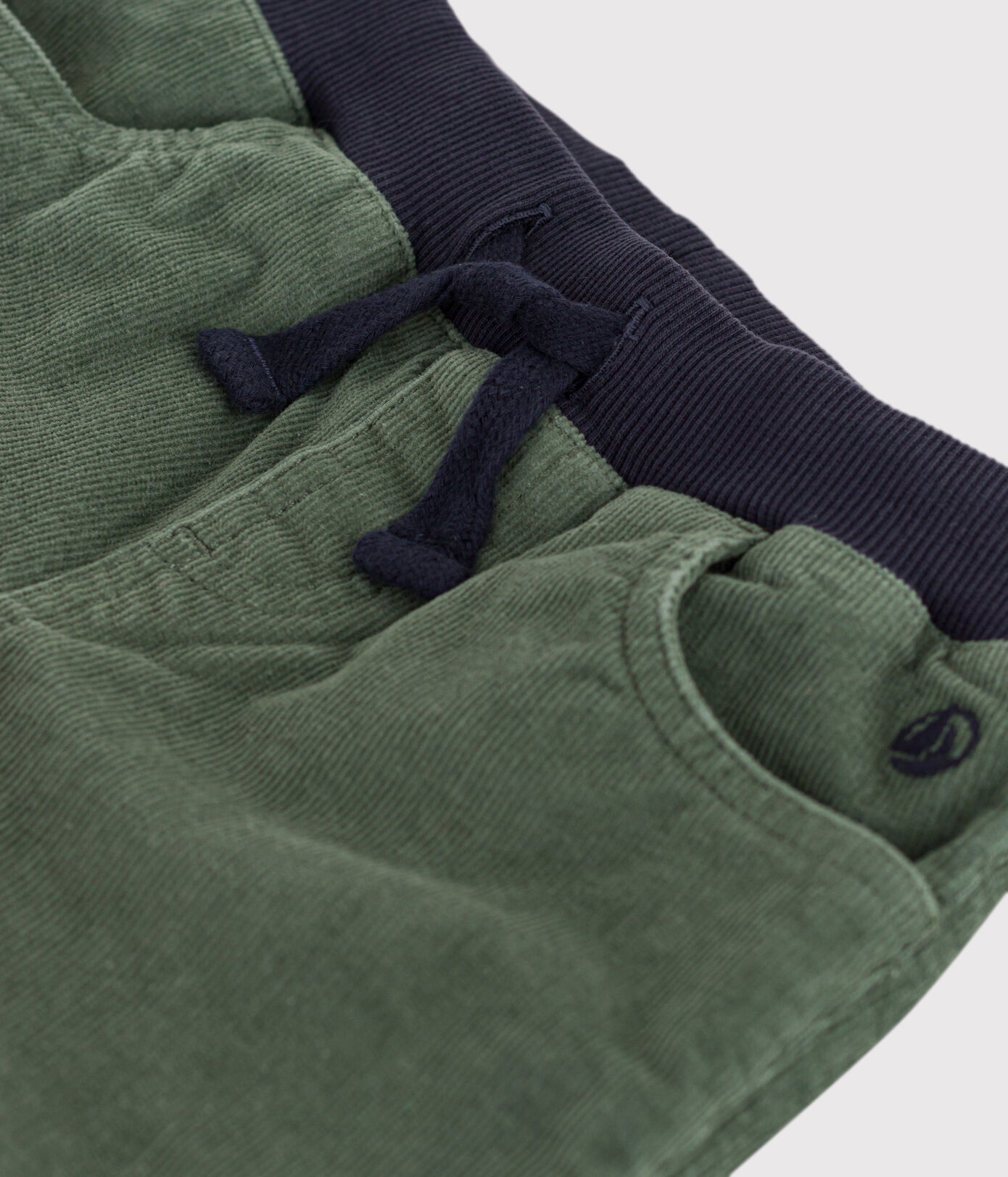 Pantalon droit en velours moyen enfant fille / garon