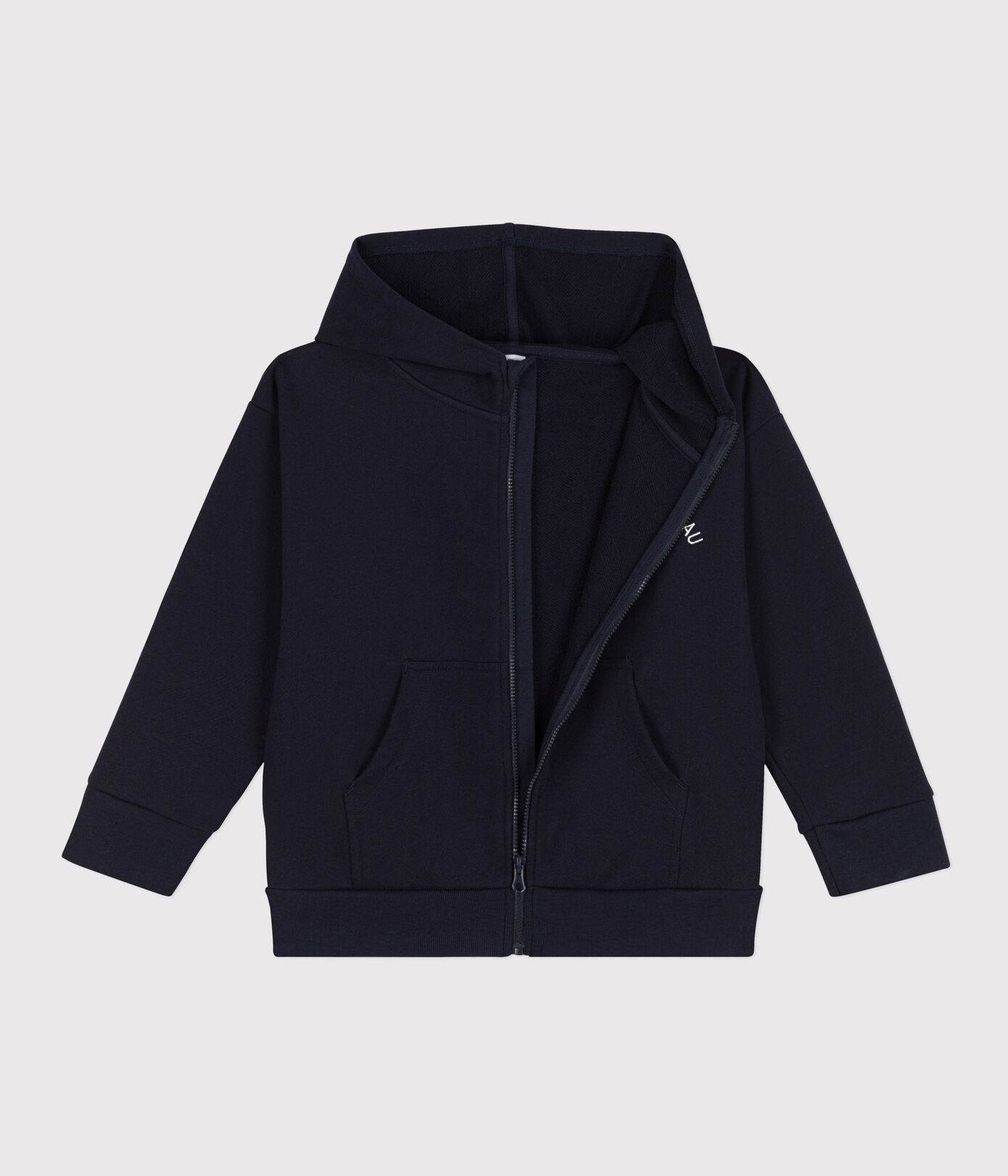 Sweatshirt zippé à capuche enfant garon