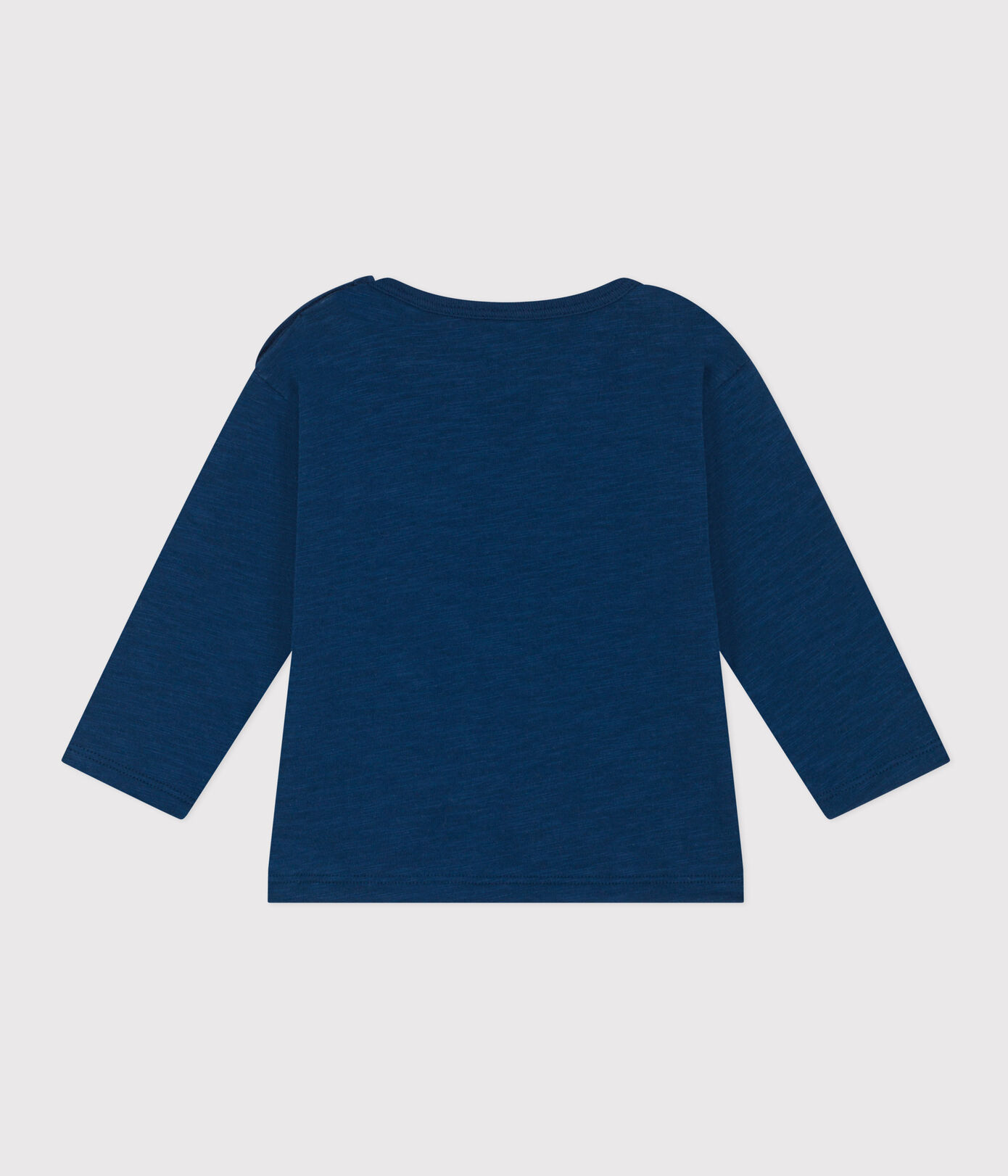 Tee-shirt manches longues en jersey flammé bébé
