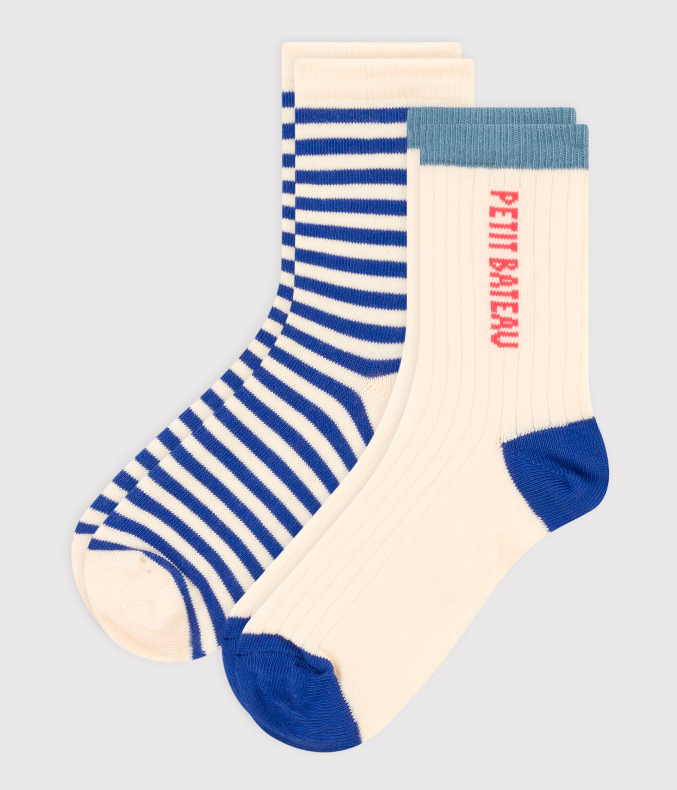 Lot de 2 paires de chaussettes Petit Boat enfant garon-fille