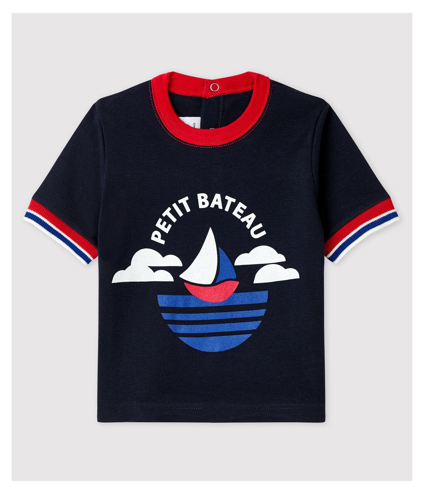 Tee-shirt manches courtes en coton bébé garon