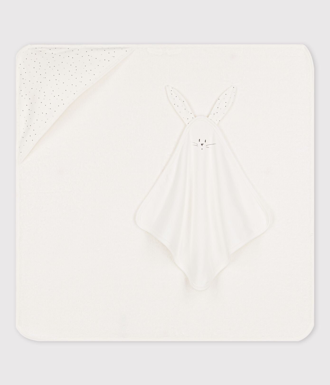 Carré de bain bébé en coton biologique