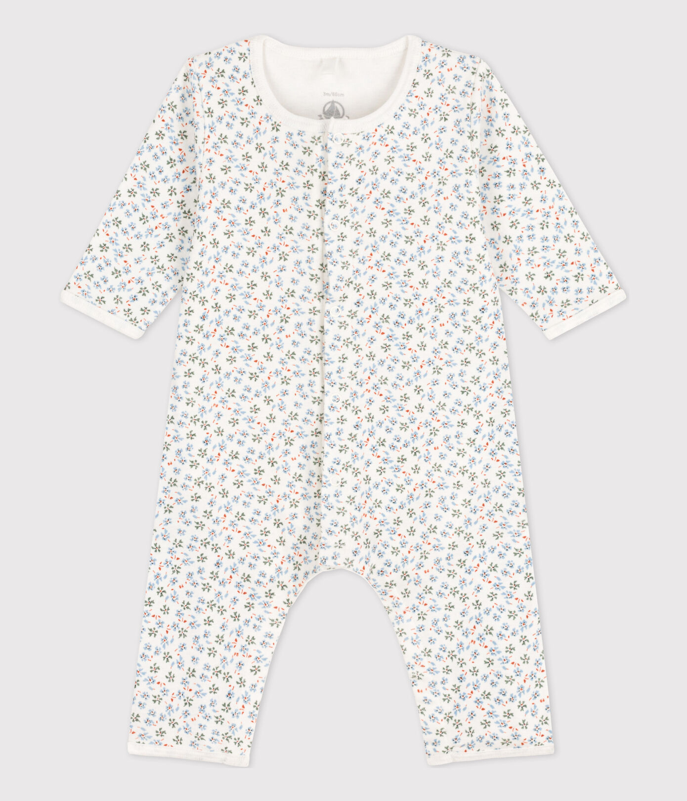 Bodyjama sans pieds imprimé bébé en coton